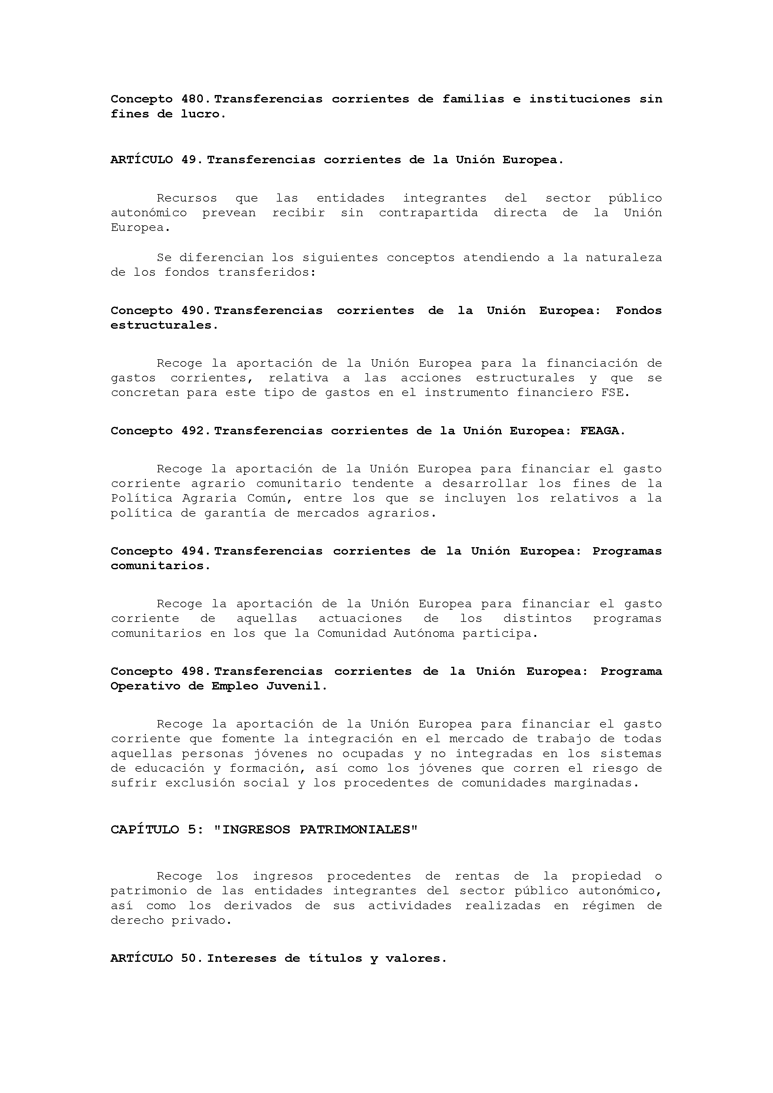 ANEXO VIII CÓDIGO DE LA CLASIFICACIÓN ECONÓMICA DE LOS INGRESOS PÚBLICOS Pag 14