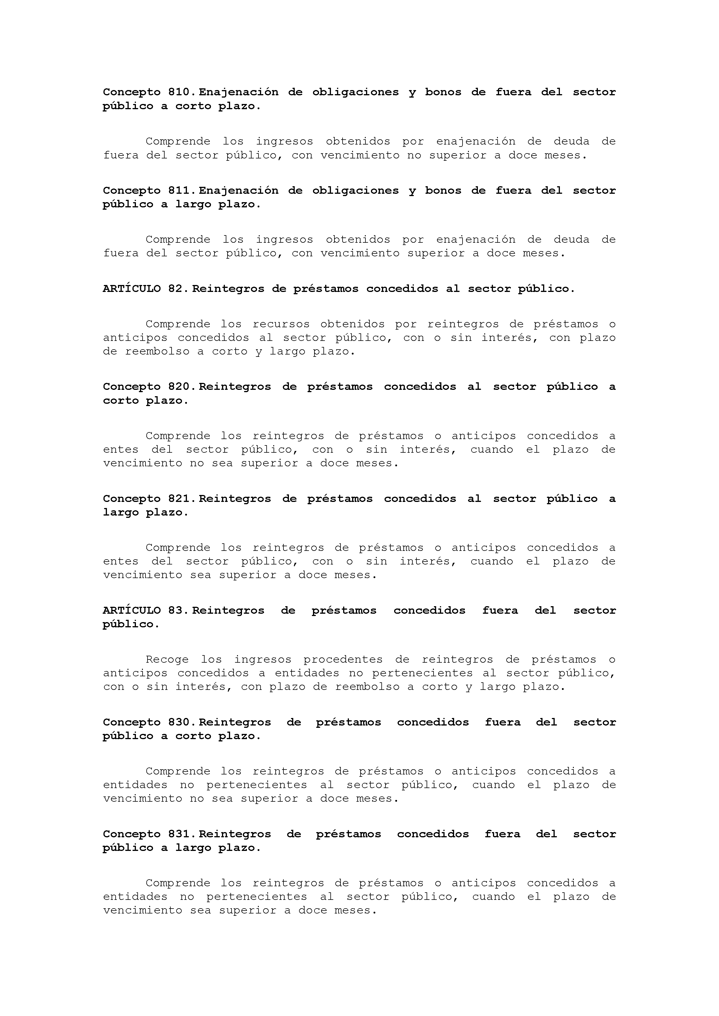 ANEXO VIII CÓDIGO DE LA CLASIFICACIÓN ECONÓMICA DE LOS INGRESOS PÚBLICOS Pag 24