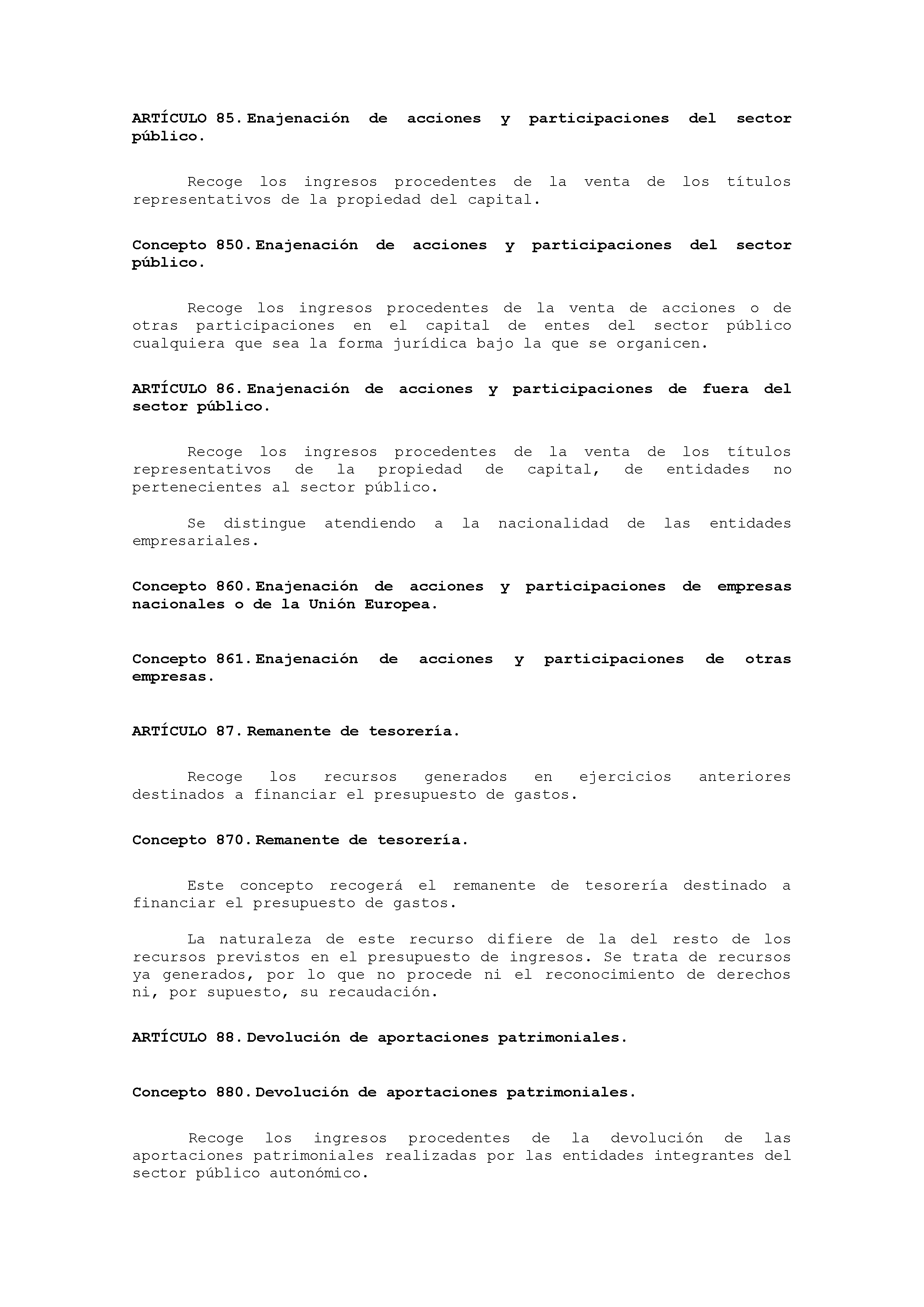 ANEXO VIII CÓDIGO DE LA CLASIFICACIÓN ECONÓMICA DE LOS INGRESOS PÚBLICOS Pag 25