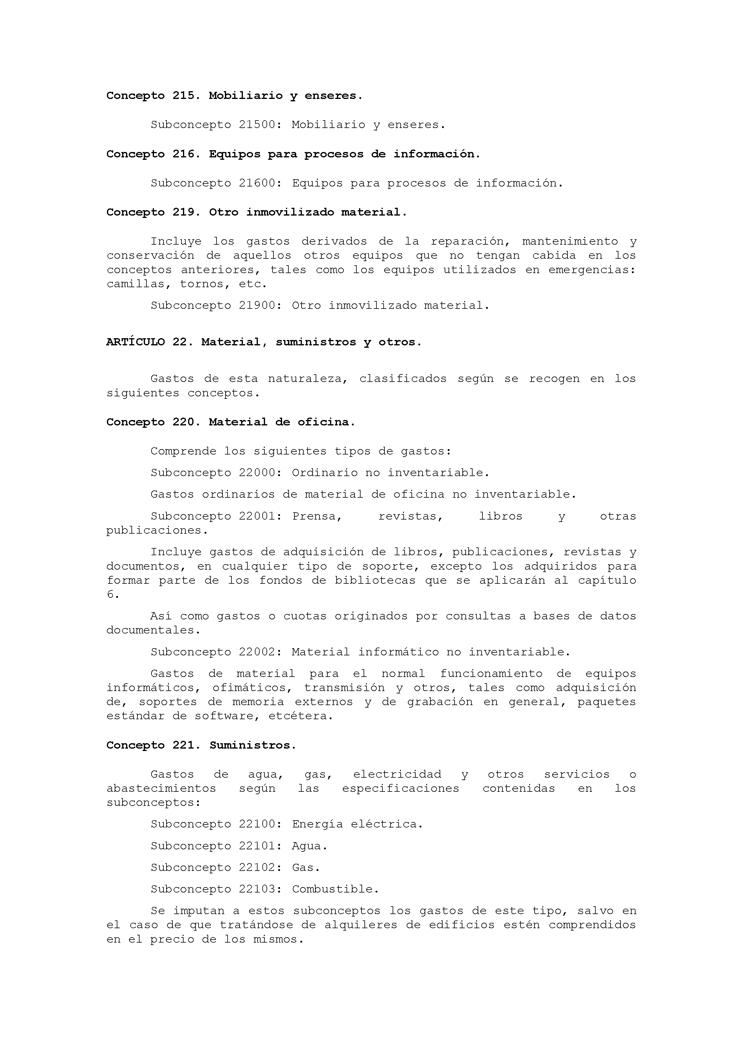 ANEXO IX CÓDIGO DE LA CLASIFICACIÓN ECONÓMICA DE LOS GASTOS PÚBLICOS Pag 17