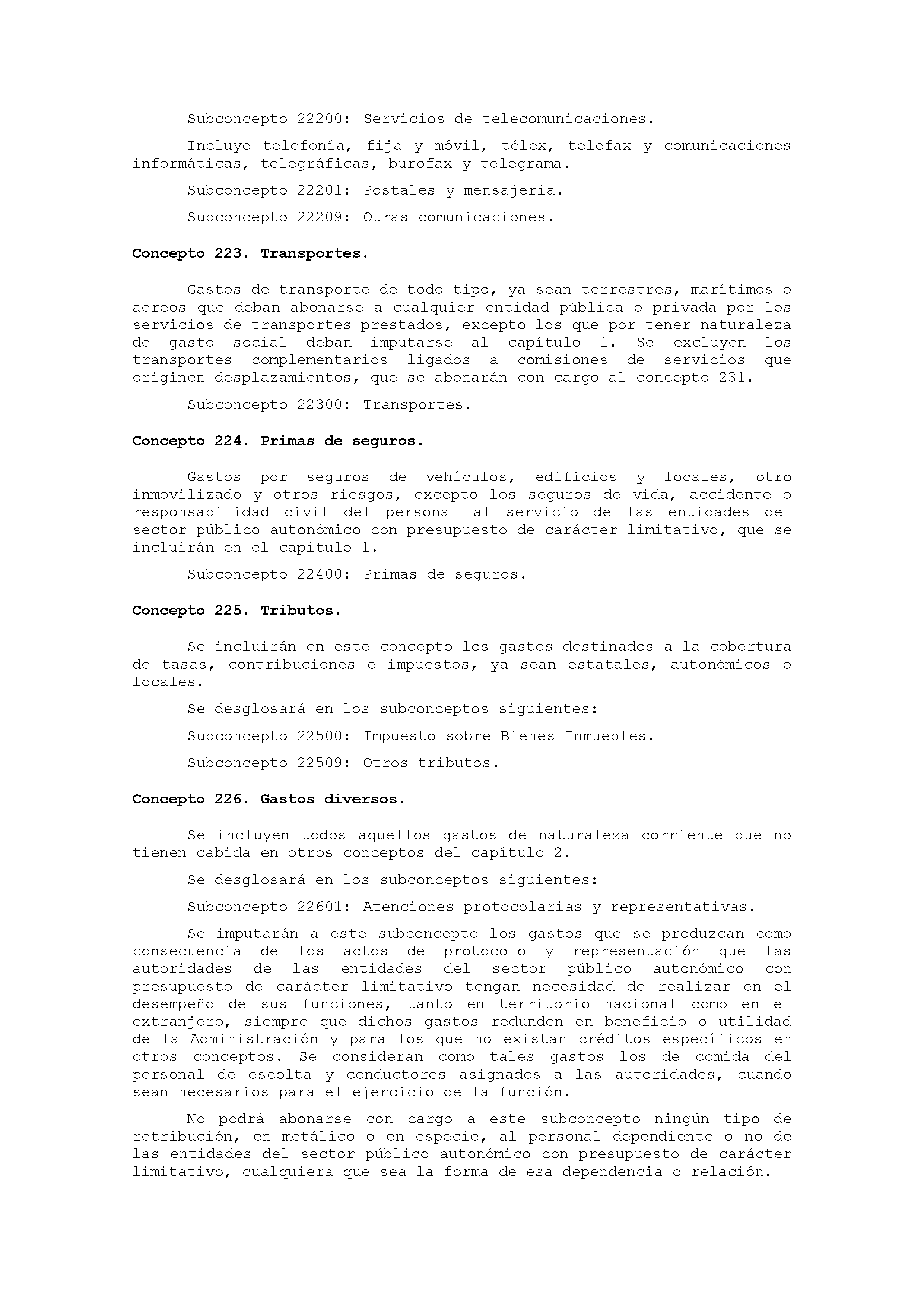 ANEXO IX CÓDIGO DE LA CLASIFICACIÓN ECONÓMICA DE LOS GASTOS PÚBLICOS Pag 20