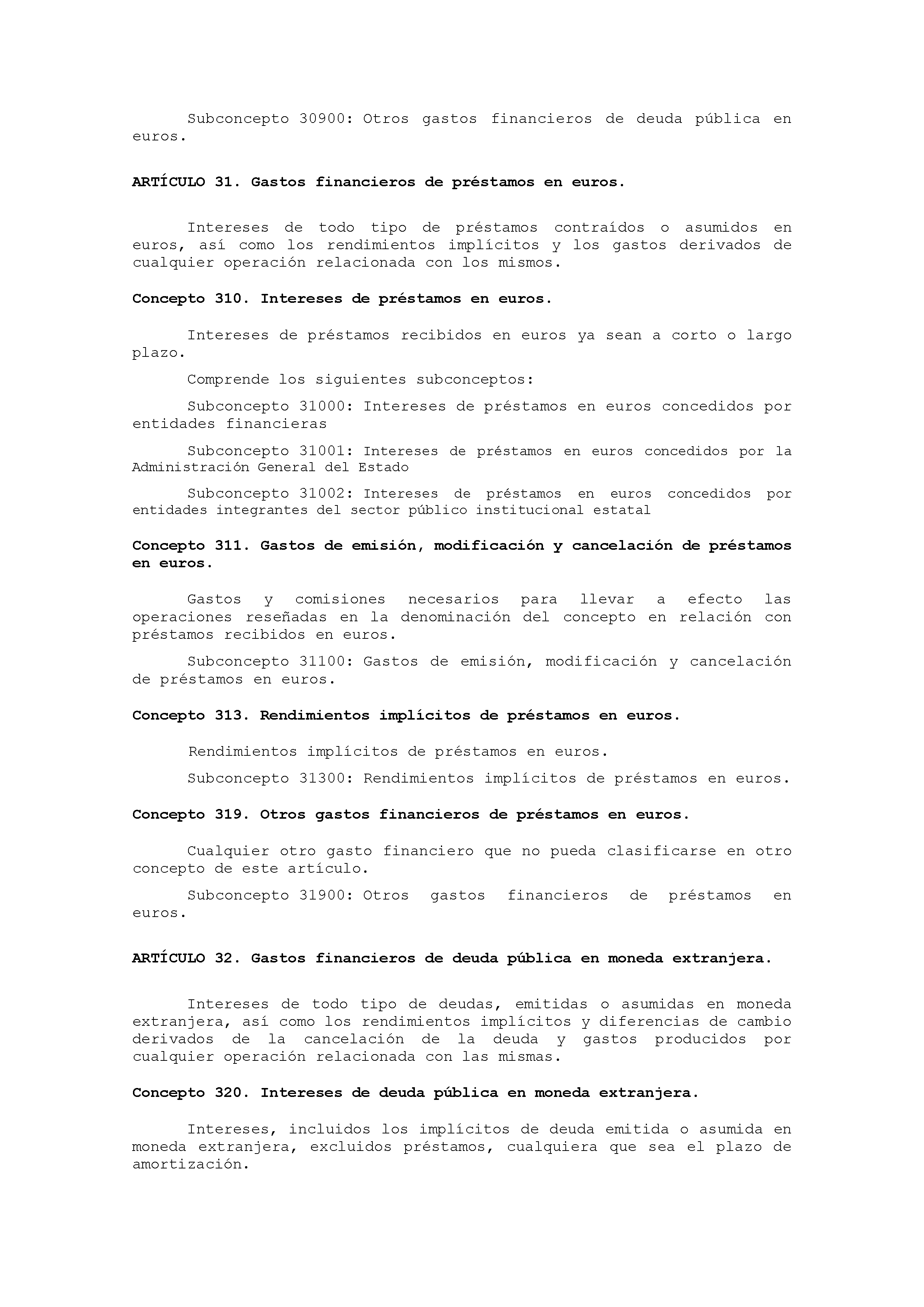 ANEXO IX CÓDIGO DE LA CLASIFICACIÓN ECONÓMICA DE LOS GASTOS PÚBLICOS Pag 28