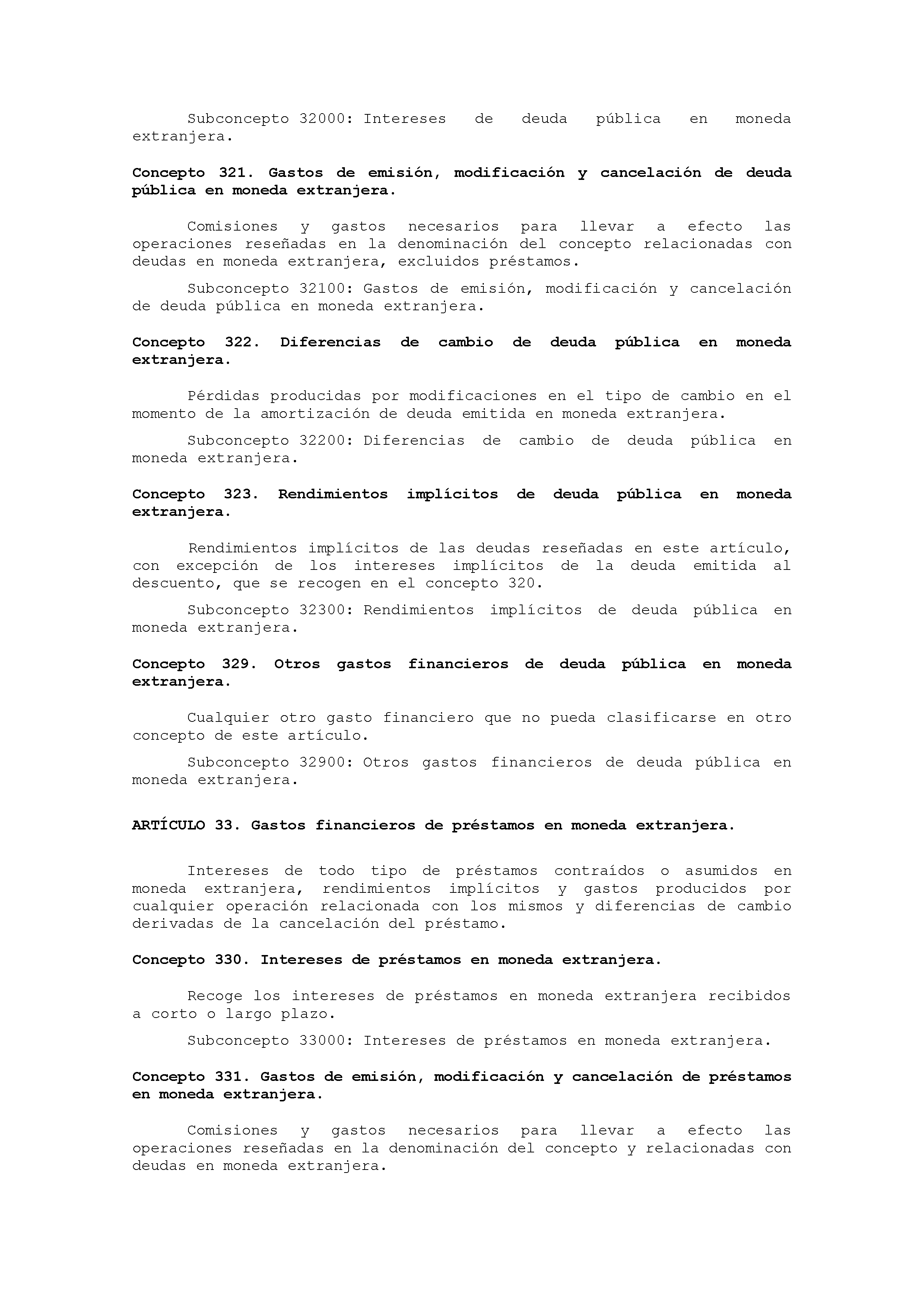 ANEXO IX CÓDIGO DE LA CLASIFICACIÓN ECONÓMICA DE LOS GASTOS PÚBLICOS Pag 29