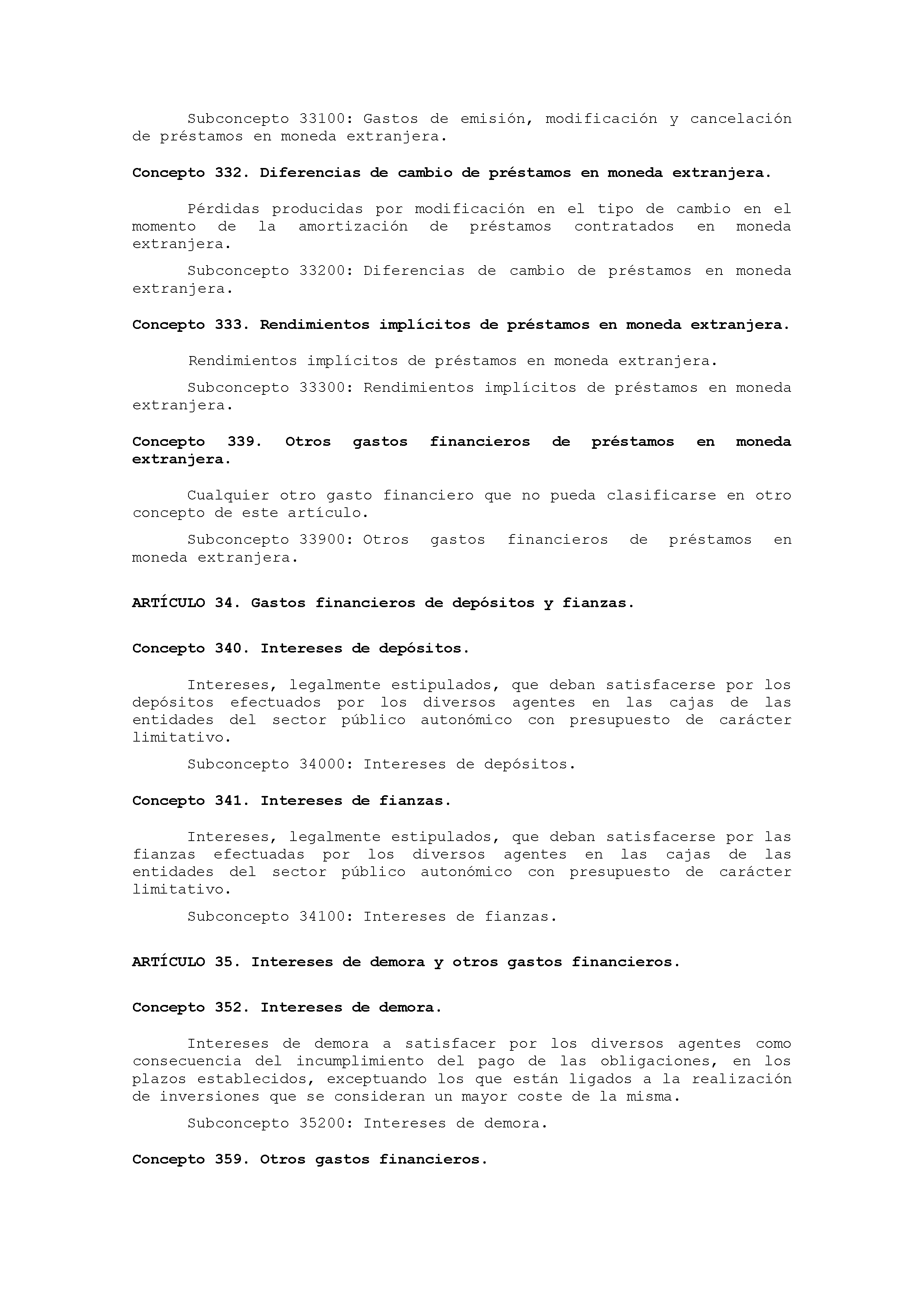 ANEXO IX CÓDIGO DE LA CLASIFICACIÓN ECONÓMICA DE LOS GASTOS PÚBLICOS Pag 30