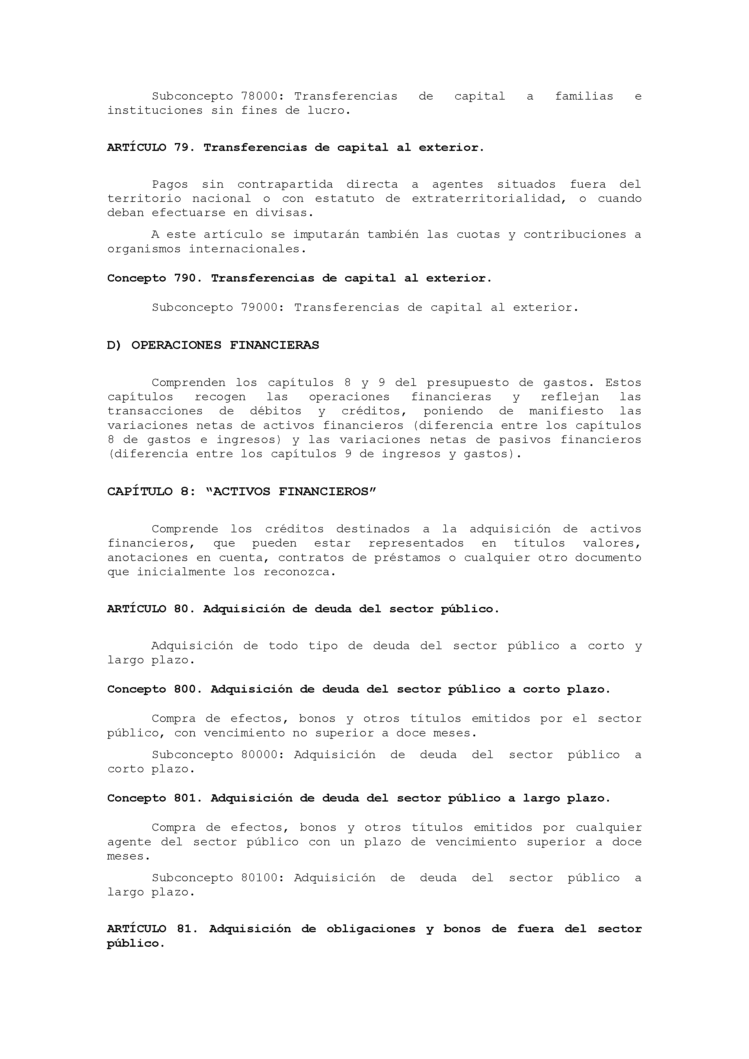 ANEXO IX CÓDIGO DE LA CLASIFICACIÓN ECONÓMICA DE LOS GASTOS PÚBLICOS Pag 43