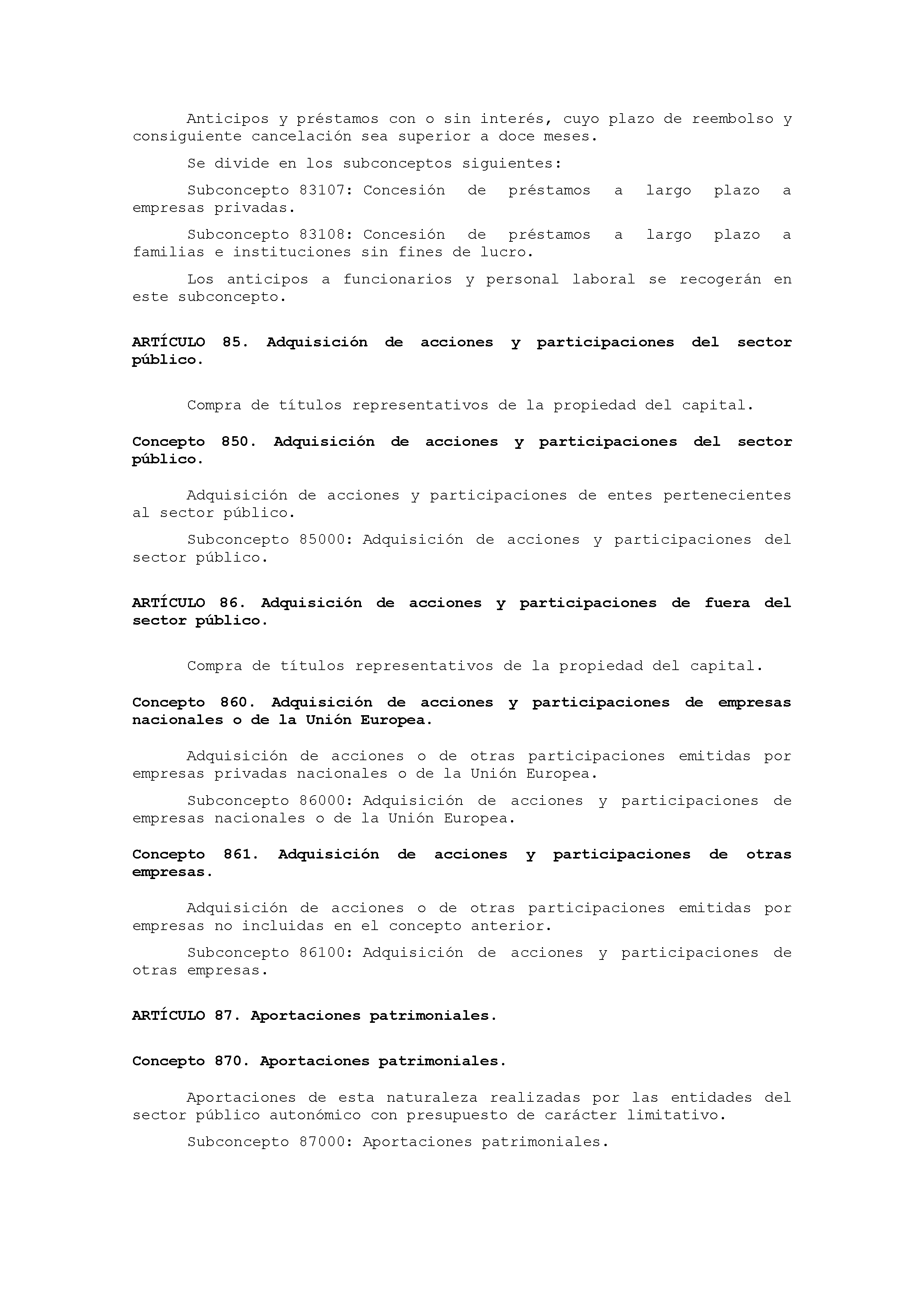 ANEXO IX CÓDIGO DE LA CLASIFICACIÓN ECONÓMICA DE LOS GASTOS PÚBLICOS Pag 45