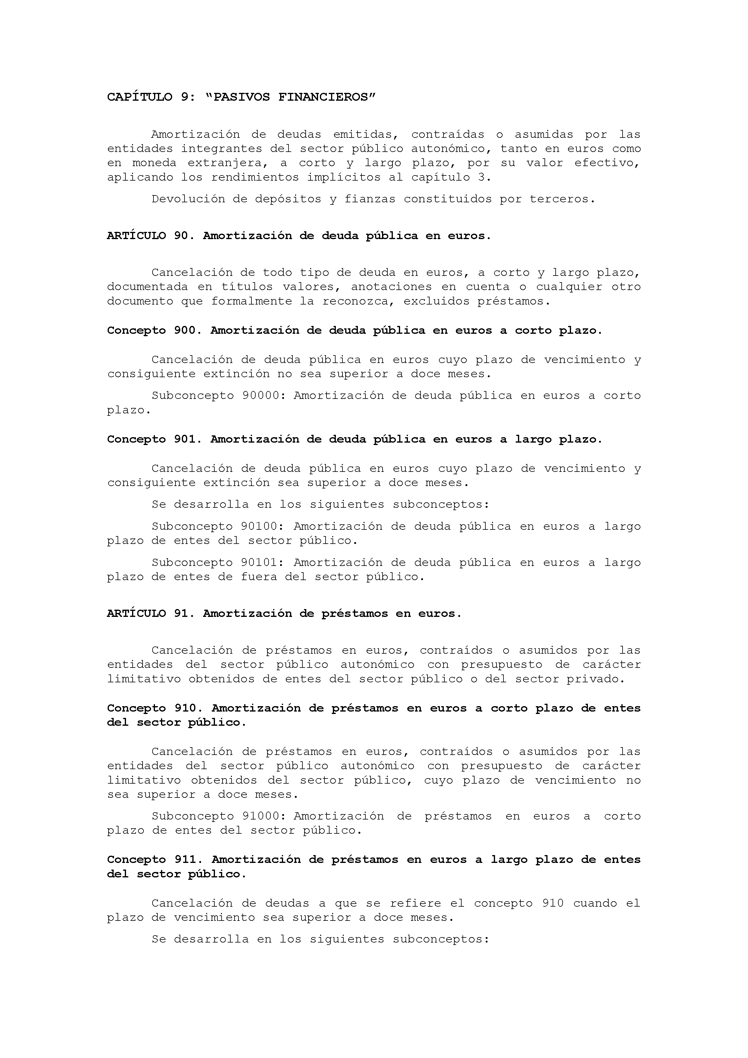 ANEXO IX CÓDIGO DE LA CLASIFICACIÓN ECONÓMICA DE LOS GASTOS PÚBLICOS Pag 46
