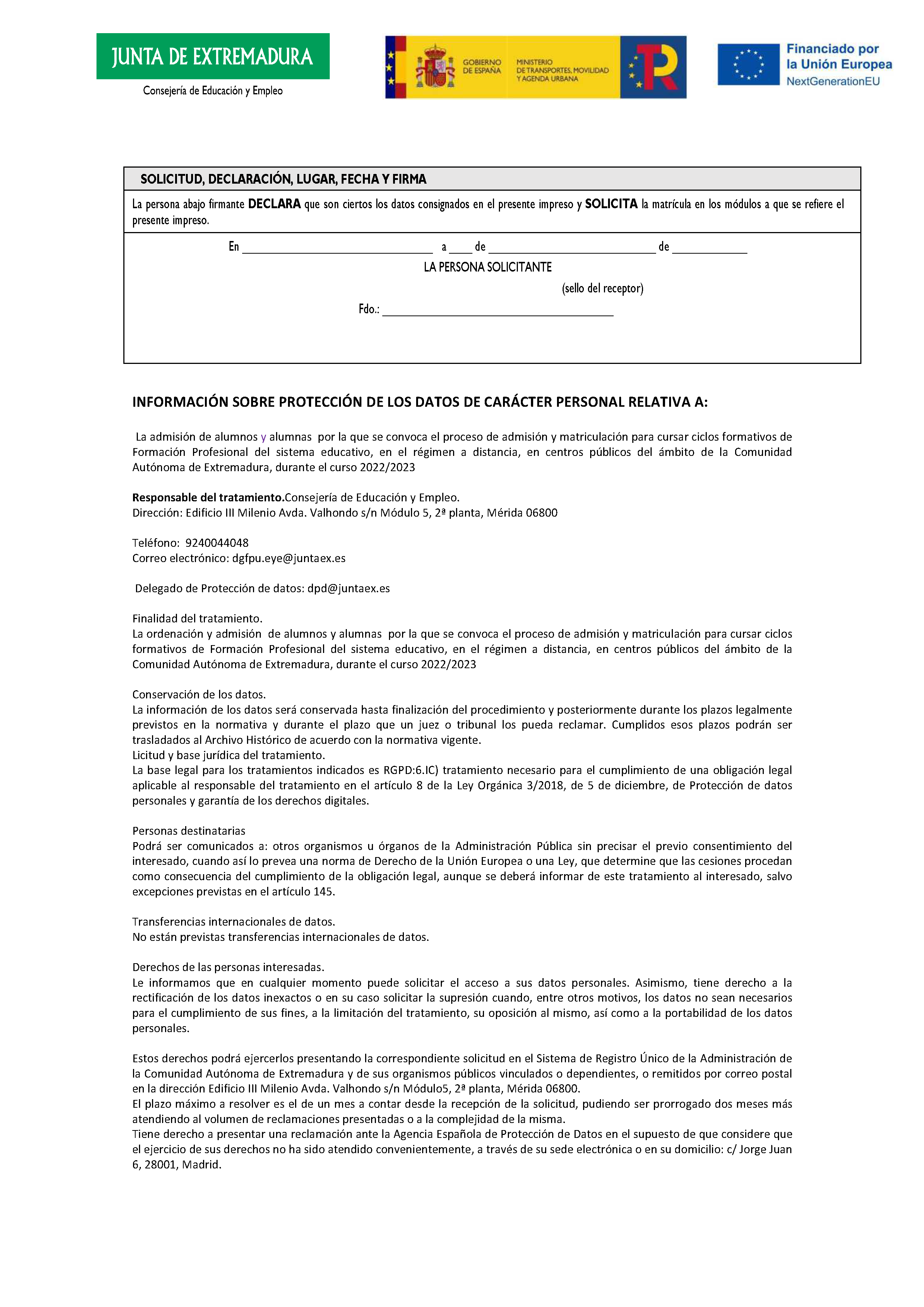 ANEXO FORMACIÓN PROFESIONAL DEL SISTEMA EDUCATIVO RÉGIMEN A DISTANCIA Pag 28