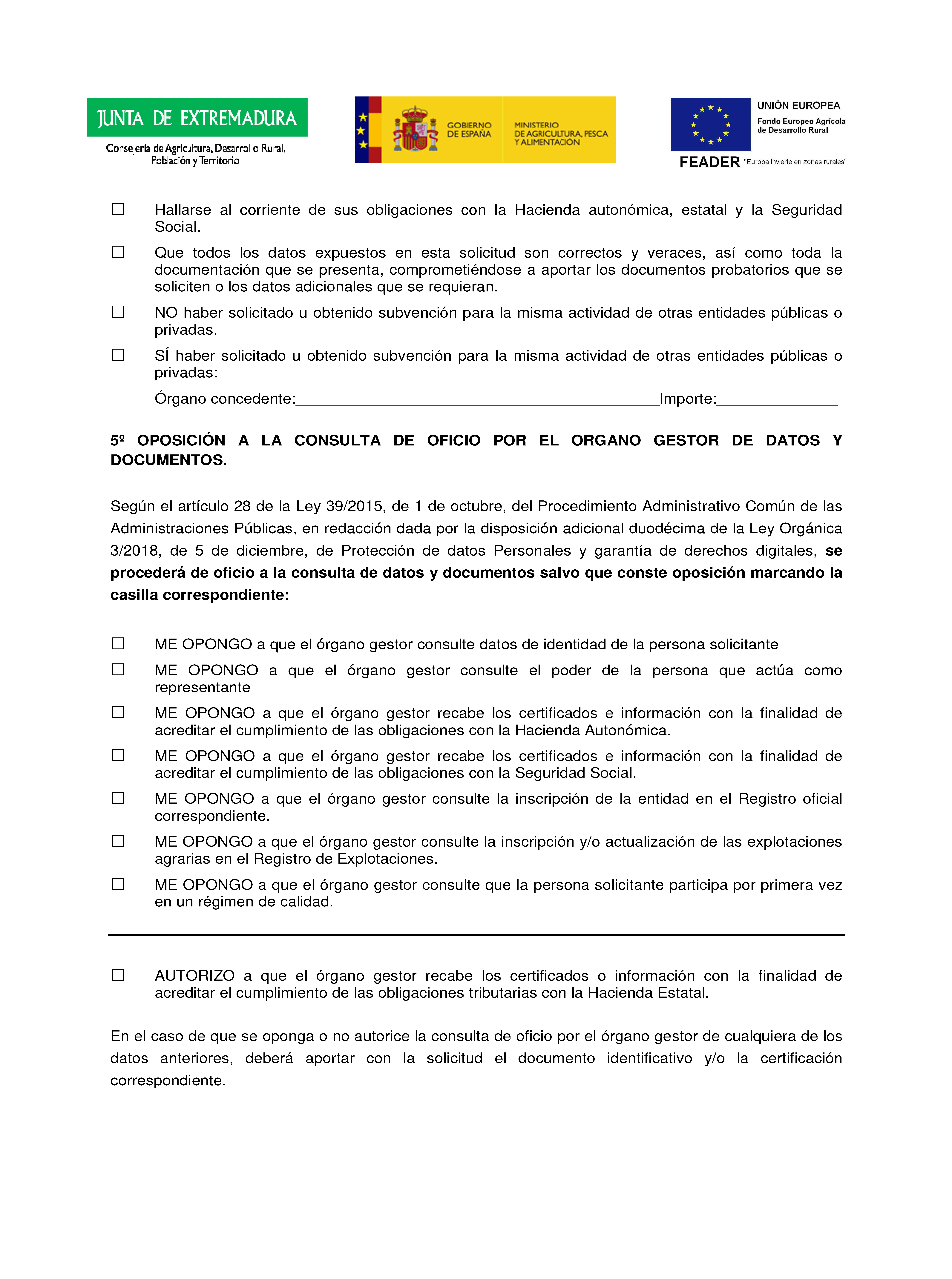 ANEXOS SOLICITUD DE AYUDAS A LOS REGIMENES DE CALIDAD DE LOS PRODUCTOS Pag 3