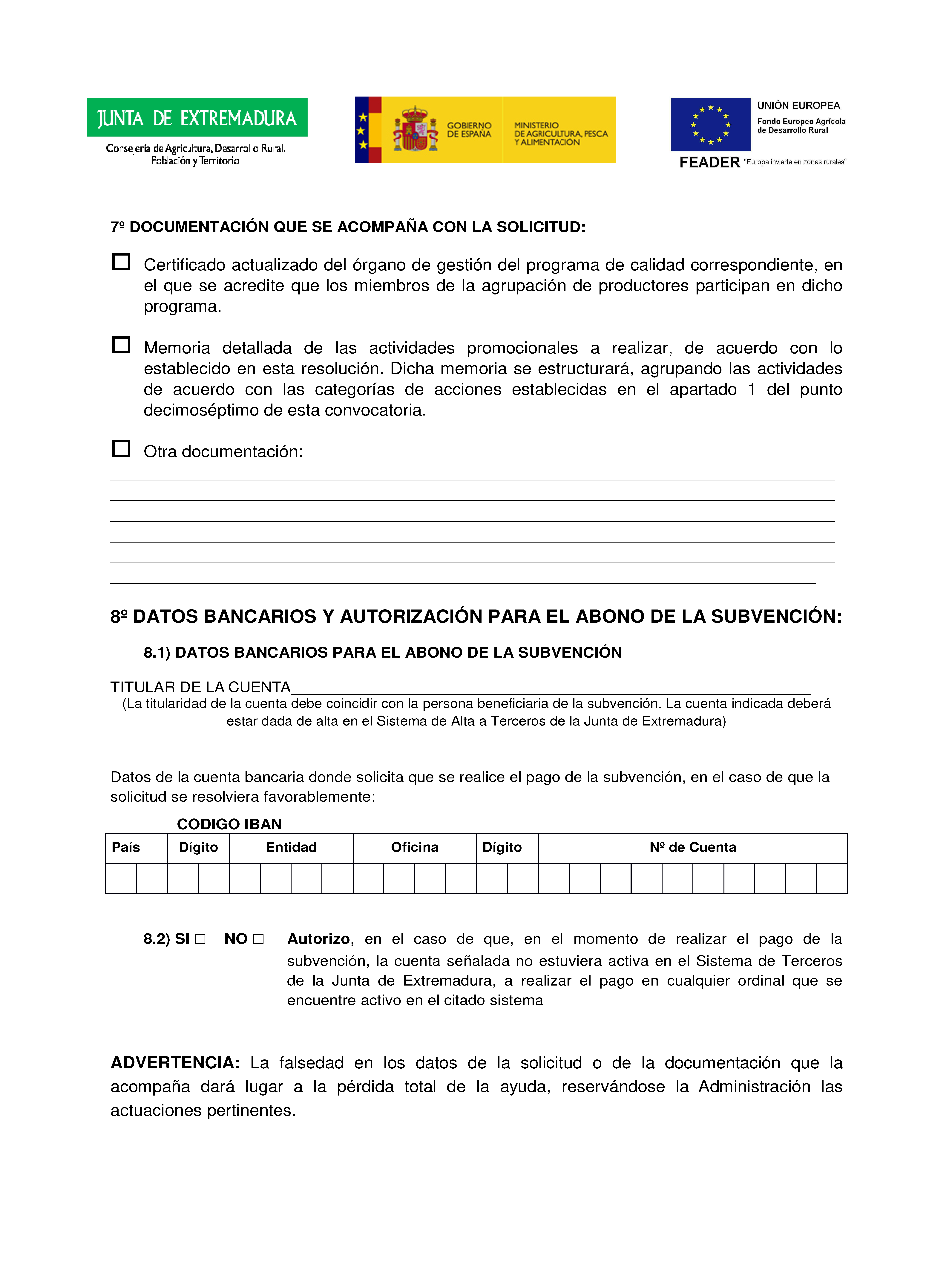 ANEXOS SOLICITUD DE AYUDAS A LOS REGIMENES DE CALIDAD DE LOS PRODUCTOS Pag 10