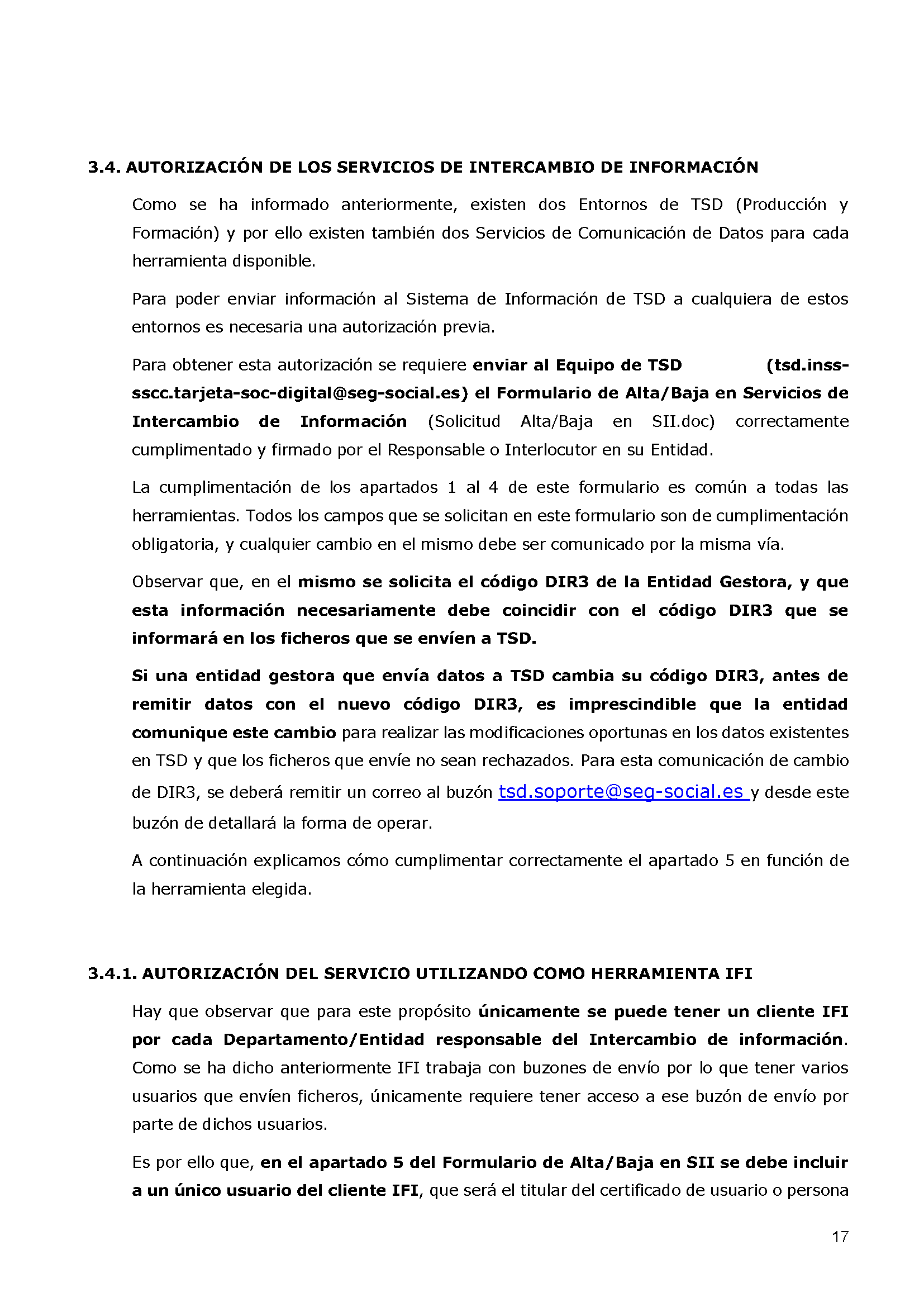 ANEXOS PROTOCOLO DE INTERCAMBIO DE FICHEROS PARA LA CARGA DE DATOS EN TARJETA SOCIAL DIGITAL Pag 17
