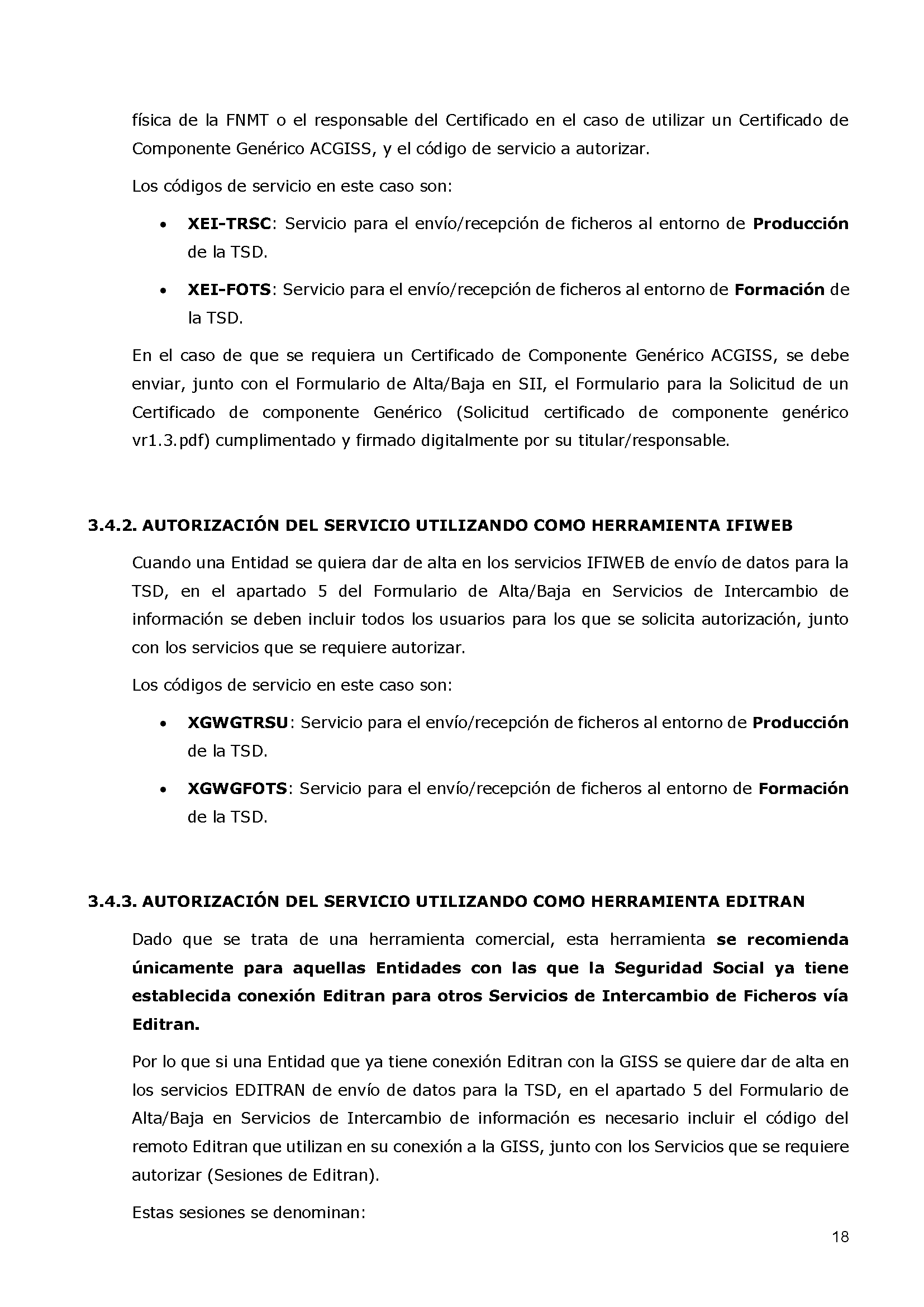 ANEXOS PROTOCOLO DE INTERCAMBIO DE FICHEROS PARA LA CARGA DE DATOS EN TARJETA SOCIAL DIGITAL Pag 18
