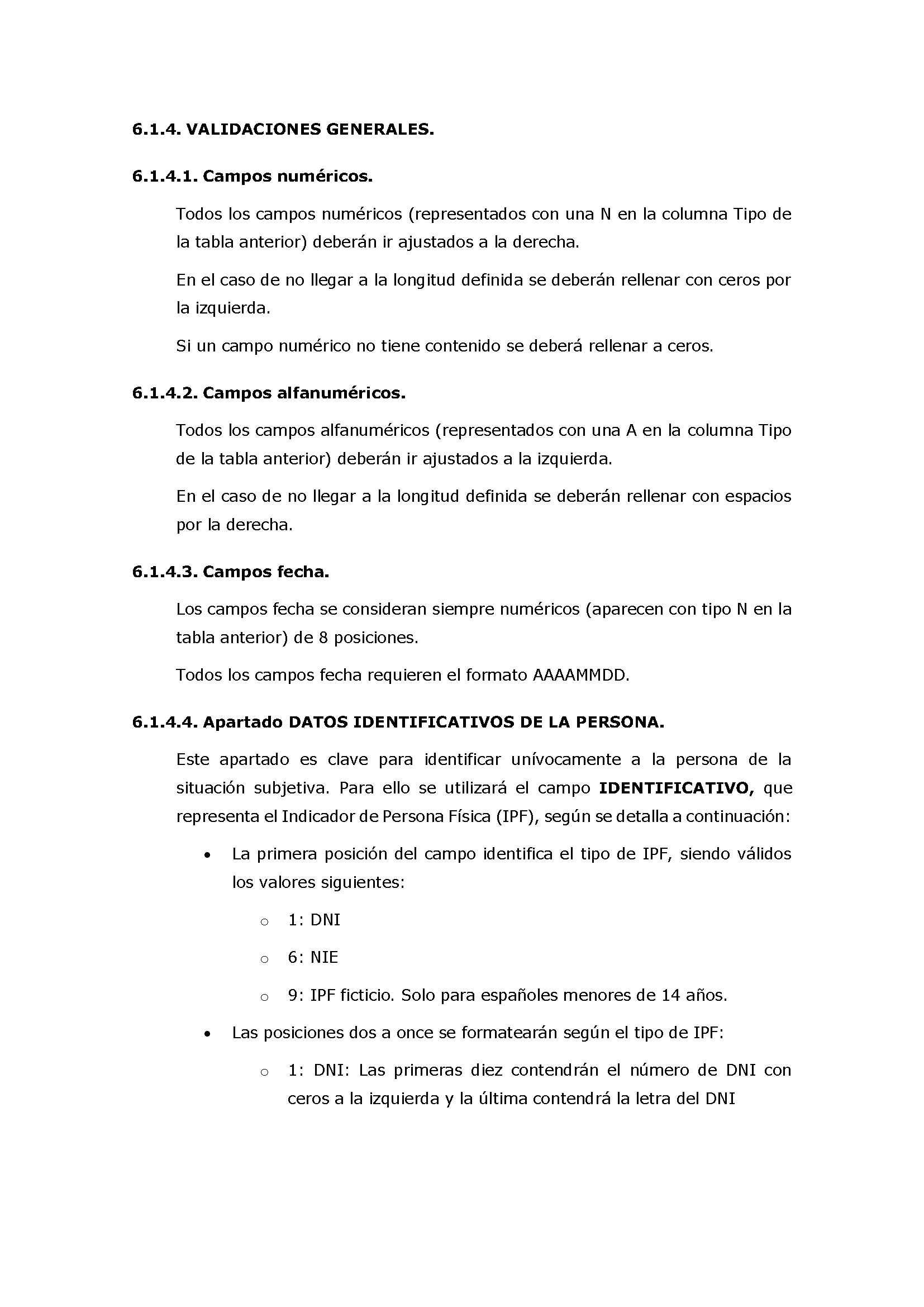 ANEXOS PROTOCOLO DE INTERCAMBIO DE FICHEROS PARA LA CARGA DE DATOS EN TARJETA SOCIAL DIGITAL Pag 67