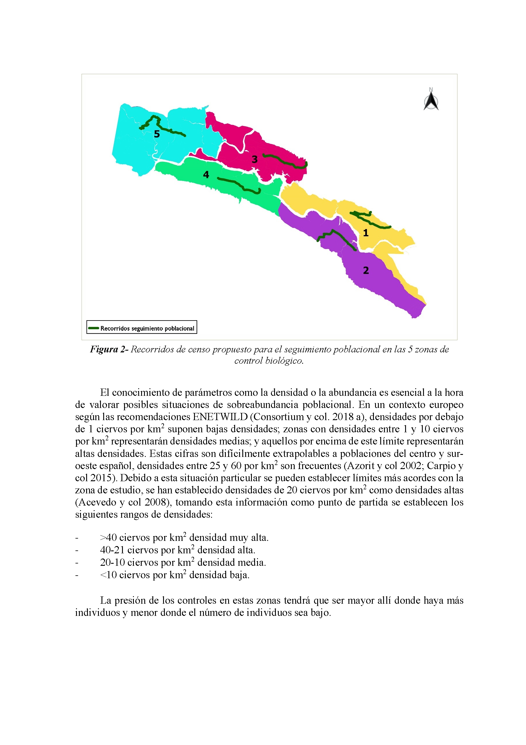PROGRAMA DE ACCION SELECTIVA DE LAS POBLACIONES DE UNGULADOS SILVESTRES EN EL PARQUE NACIONAL DE MONFRAGUE 2022-2023 Pag 5