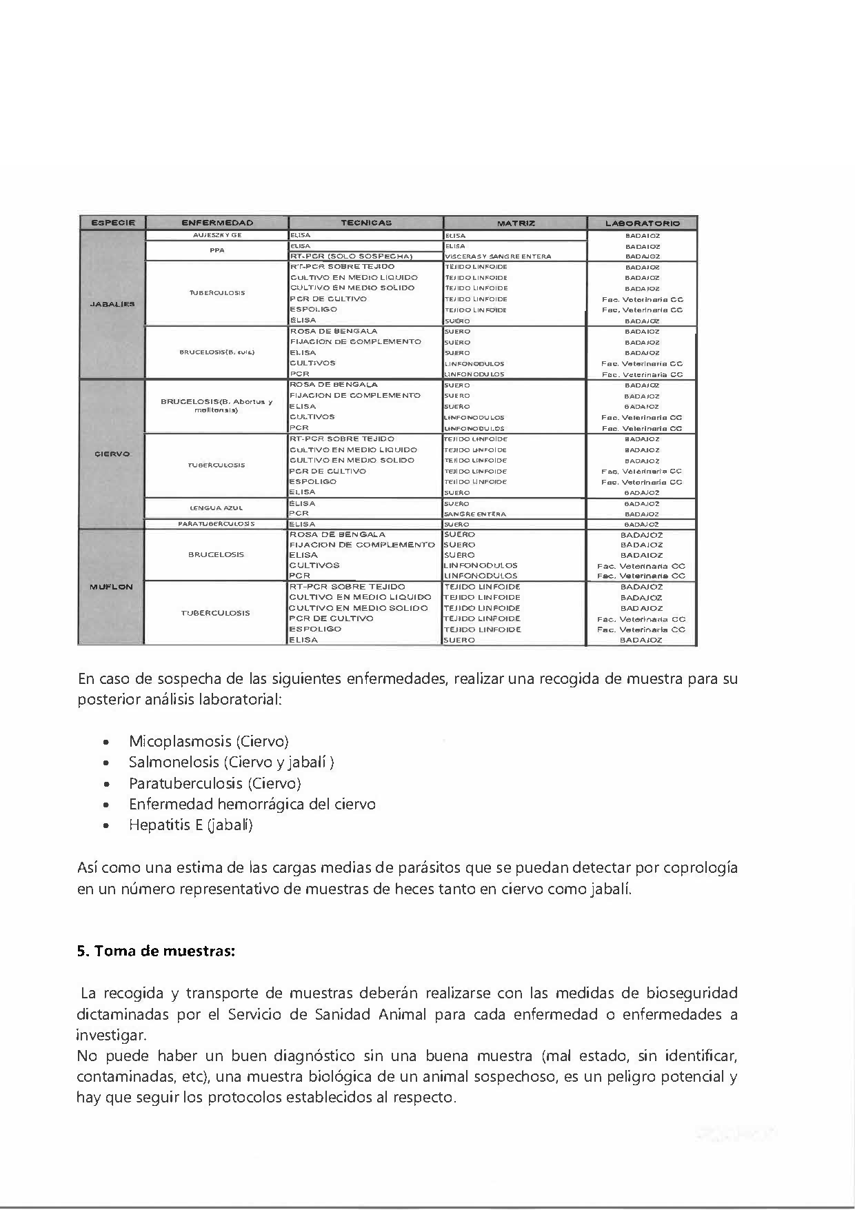 PROGRAMA DE ACCION SELECTIVA DE LAS POBLACIONES DE UNGULADOS SILVESTRES EN EL PARQUE NACIONAL DE MONFRAGUE 2022-2023 Pag 23