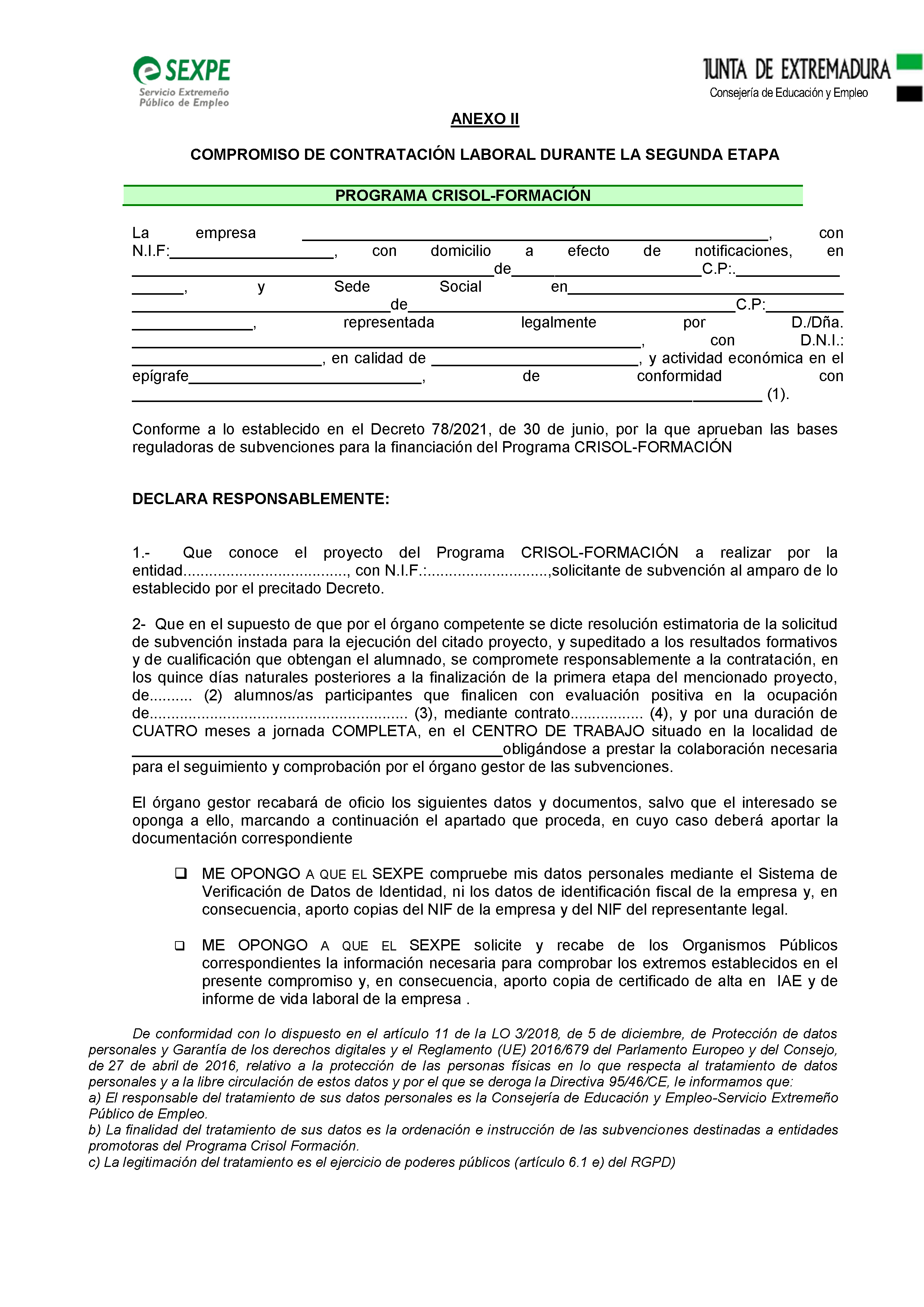 ANEXO SOLICITUD APROVACION DE PROYECTOS / SUBVENCIONES Pag 12