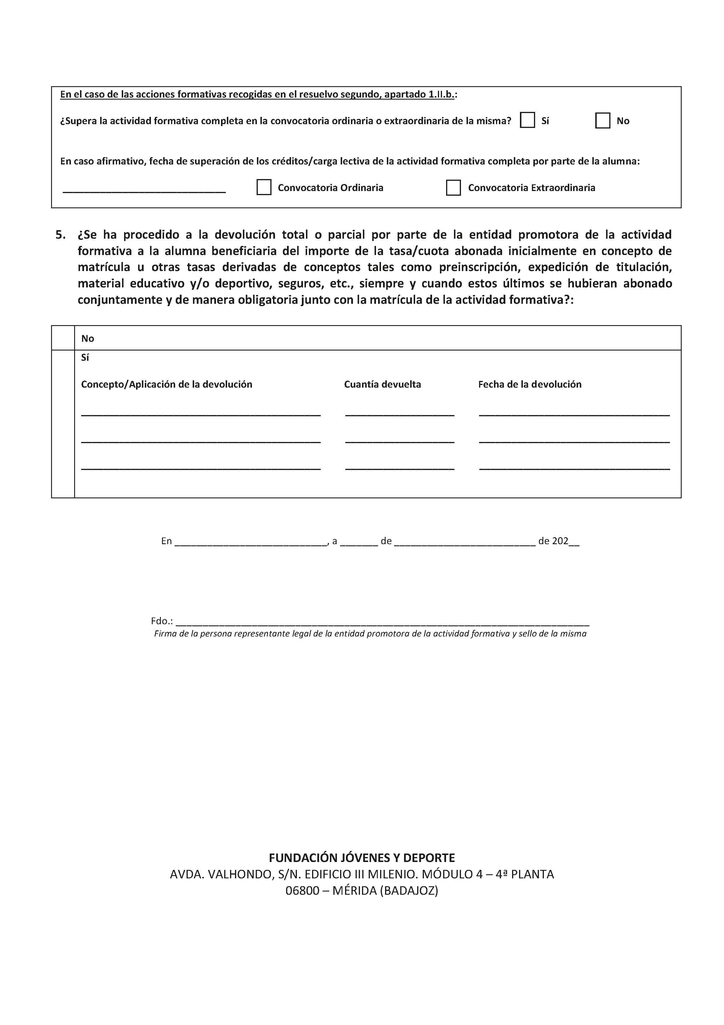 ANEXO III CERTIFICADO DE SUPERACION DE LA ACTIVIDAD FORMATIVA Pag 9