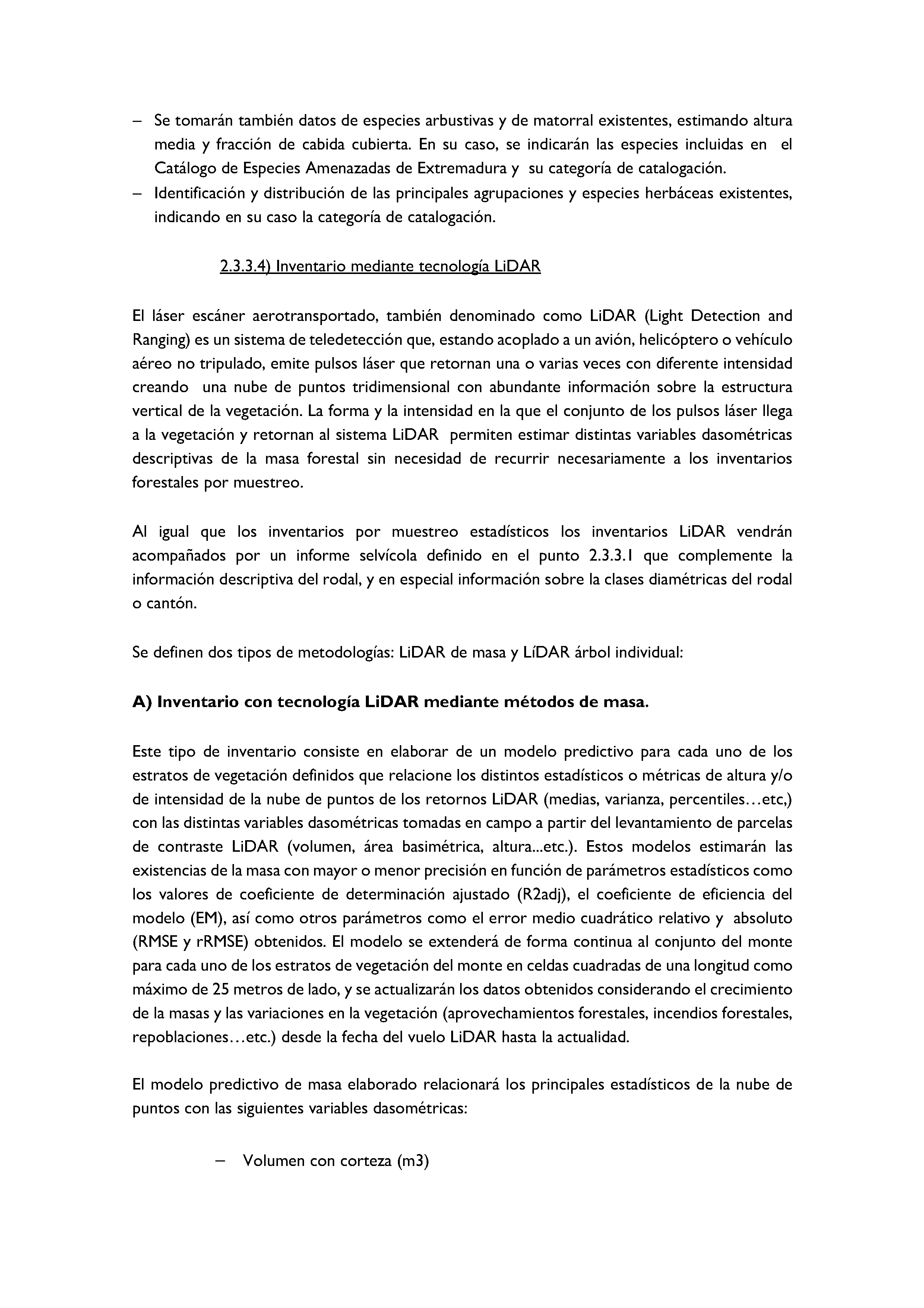 ANEXO - INSTRUCCIONES DE ORDENACIÓN DE LOS PROYECTOS DE ORDENACIÓN DE MONTES Pag 18
