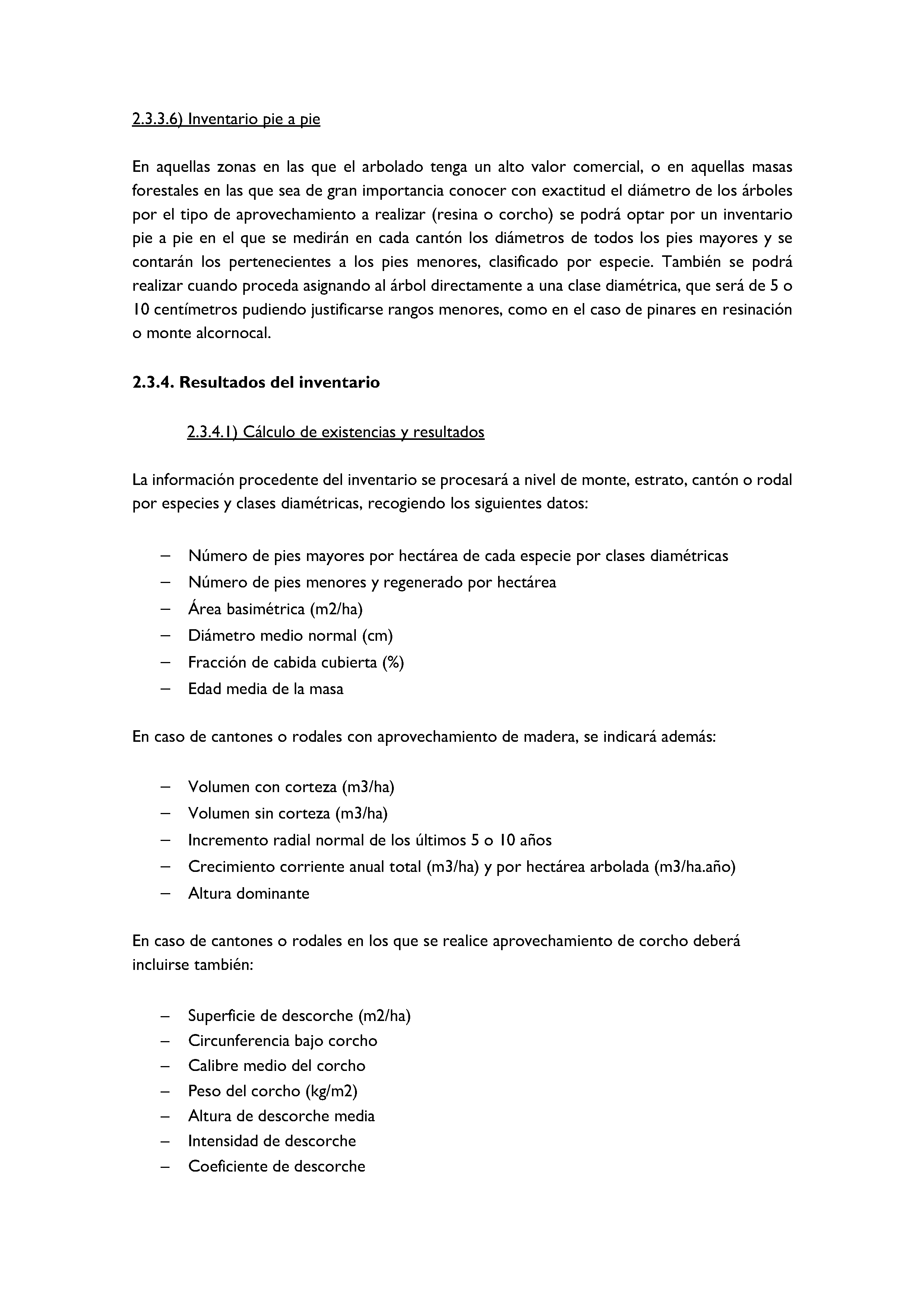 ANEXO - INSTRUCCIONES DE ORDENACIÓN DE LOS PROYECTOS DE ORDENACIÓN DE MONTES Pag 21