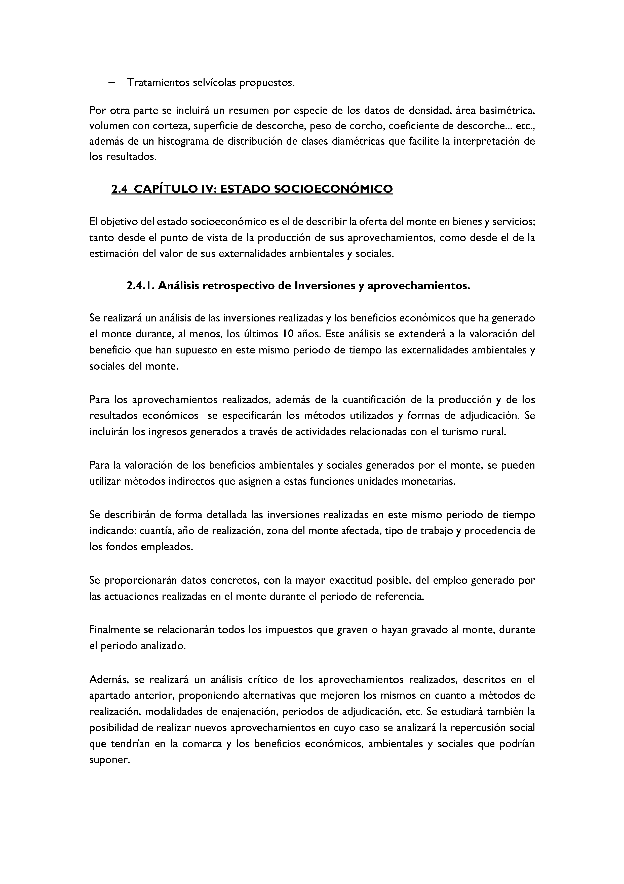 ANEXO - INSTRUCCIONES DE ORDENACIÓN DE LOS PROYECTOS DE ORDENACIÓN DE MONTES Pag 23
