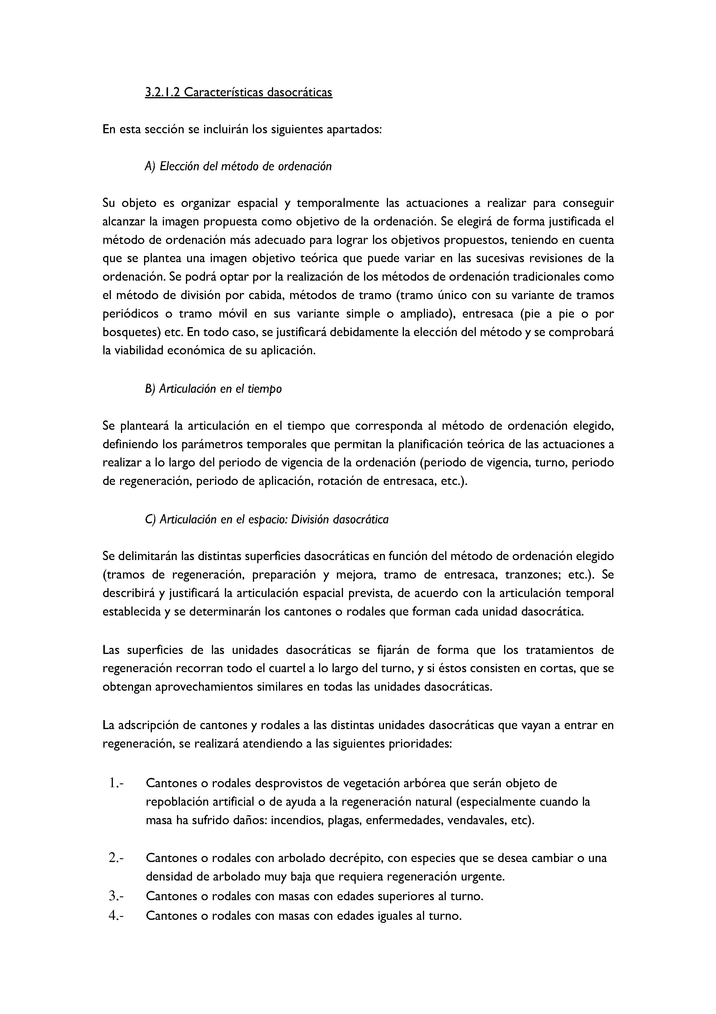 ANEXO - INSTRUCCIONES DE ORDENACIÓN DE LOS PROYECTOS DE ORDENACIÓN DE MONTES Pag 30
