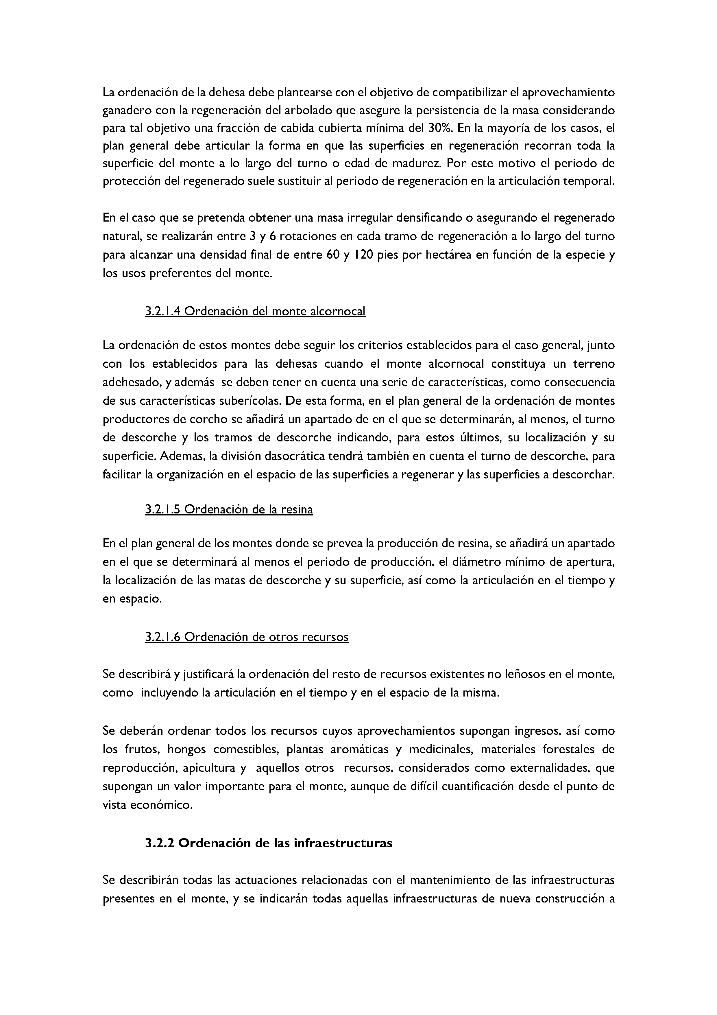 ANEXO - INSTRUCCIONES DE ORDENACIÓN DE LOS PROYECTOS DE ORDENACIÓN DE MONTES Pag 32