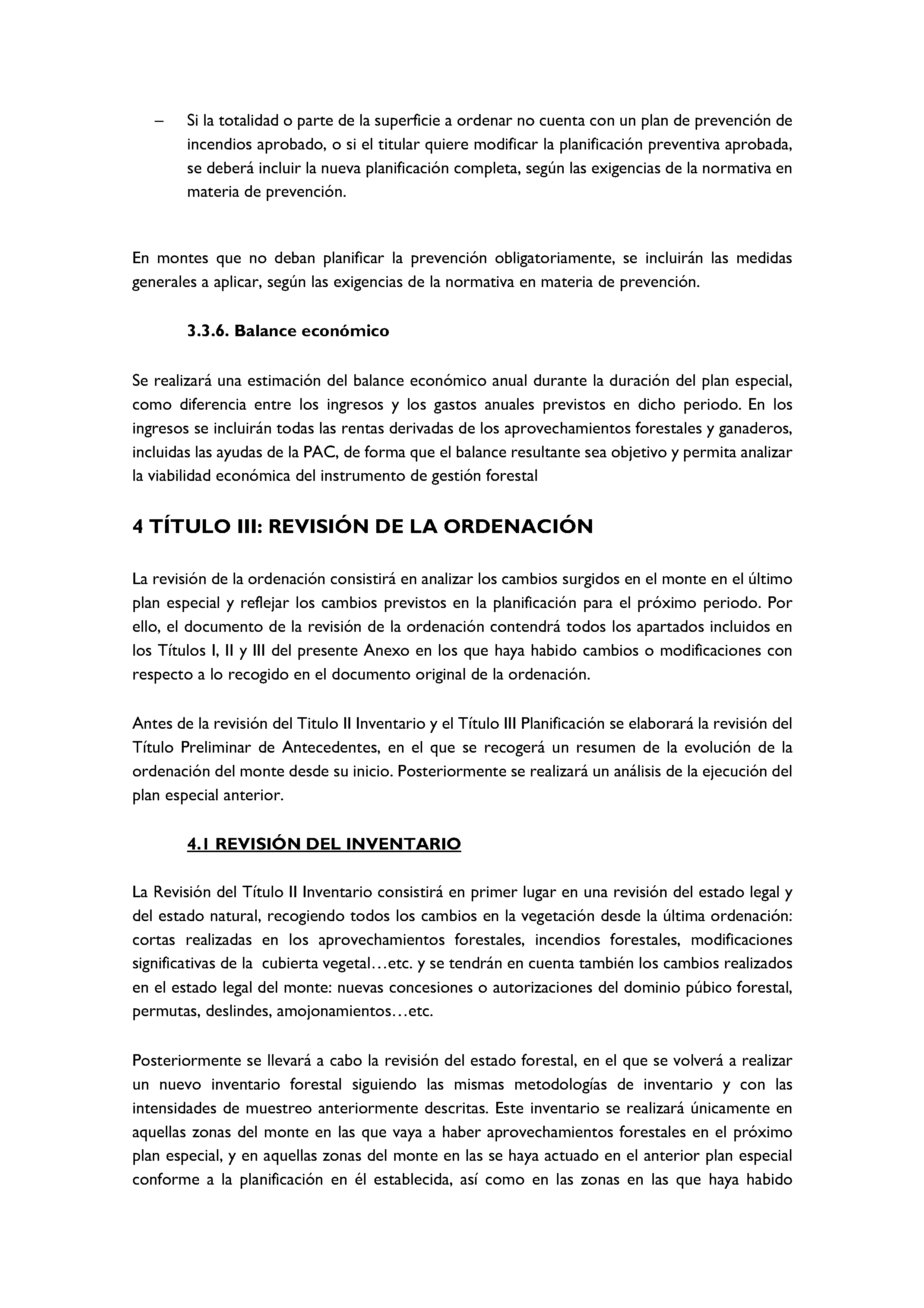 ANEXO - INSTRUCCIONES DE ORDENACIÓN DE LOS PROYECTOS DE ORDENACIÓN DE MONTES Pag 41