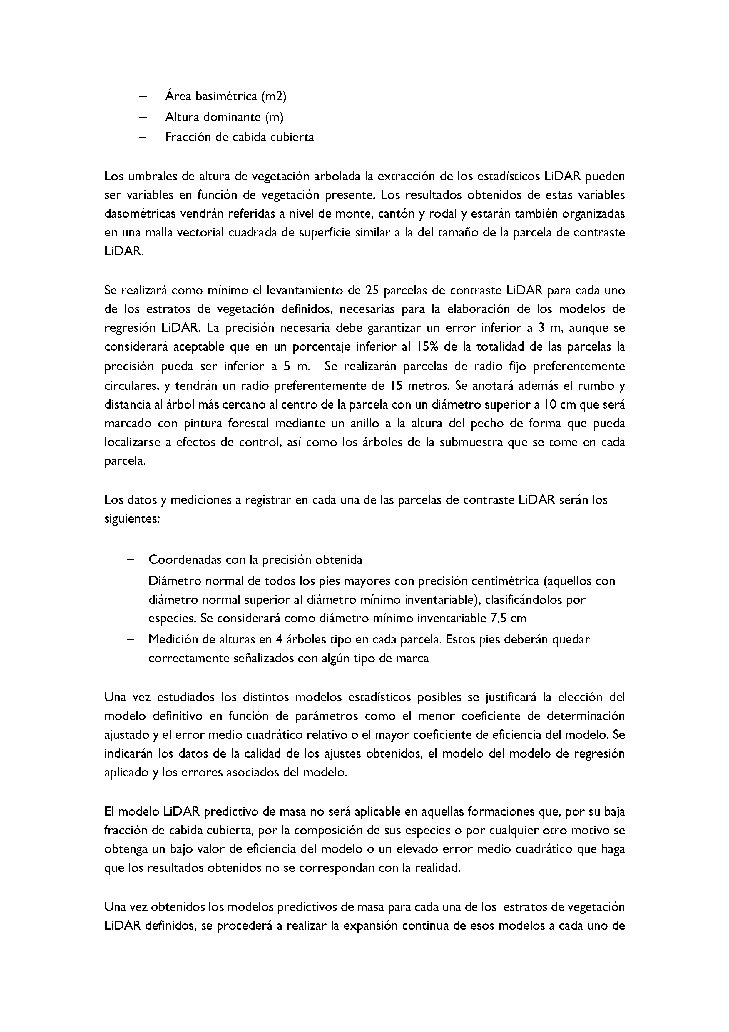 ANEXO - INSTRUCCIONES DE ORDENACIÓN DE LOS PROYECTOS DE ORDENACIÓN DE MONTES Pag 61