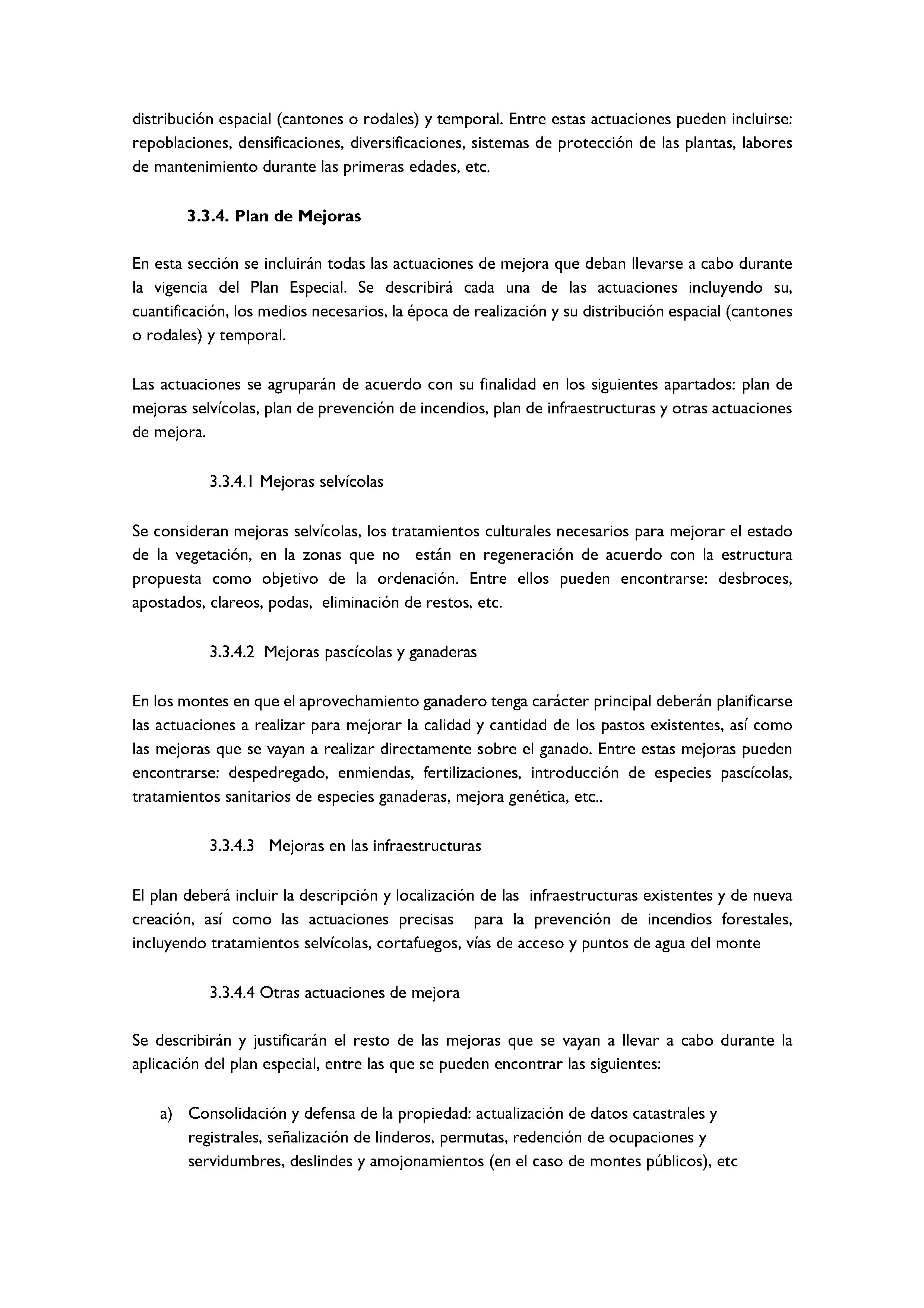 ANEXO - INSTRUCCIONES DE ORDENACIÓN DE LOS PROYECTOS DE ORDENACIÓN DE MONTES Pag 76