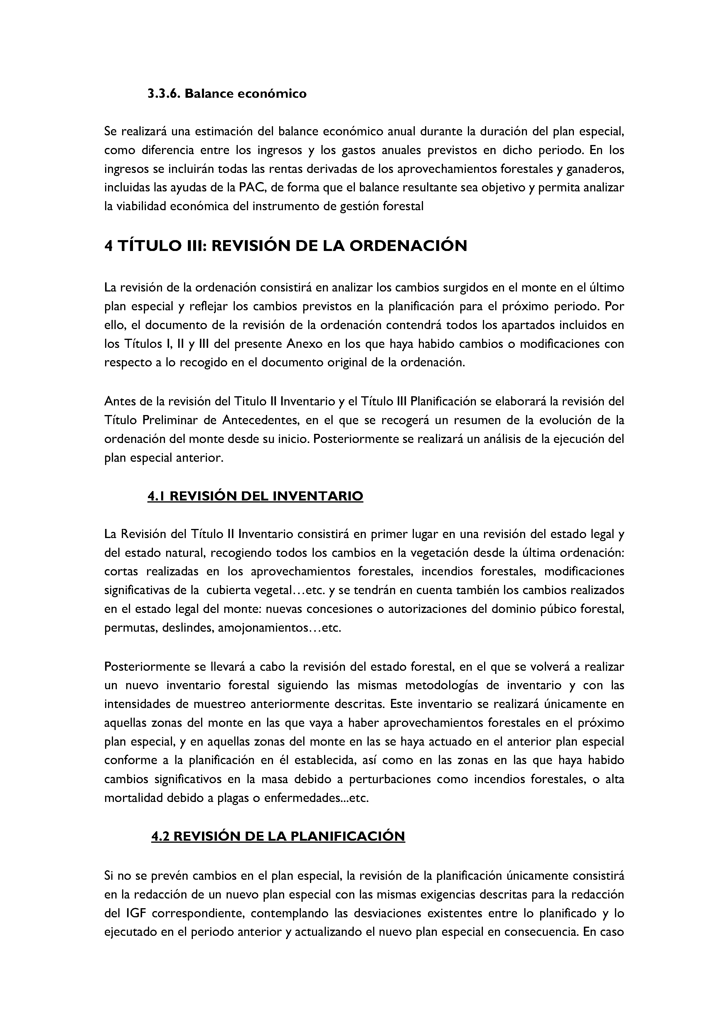 ANEXO - INSTRUCCIONES DE ORDENACIÓN DE LOS PROYECTOS DE ORDENACIÓN DE MONTES Pag 78