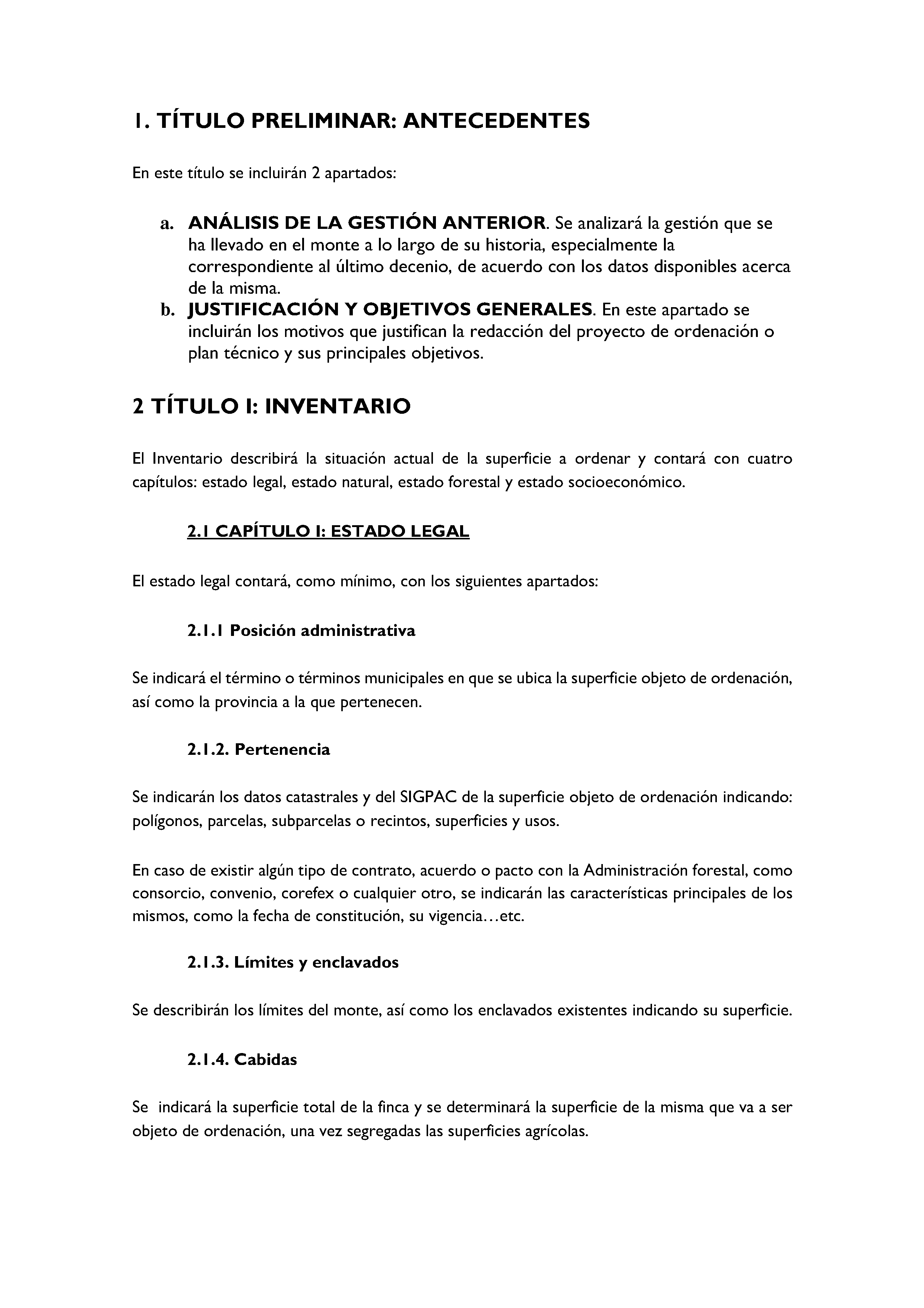 ANEXO - INSTRUCCIONES DE ORDENACIÓN DE LOS PROYECTOS DE ORDENACIÓN DE MONTES Pag 83