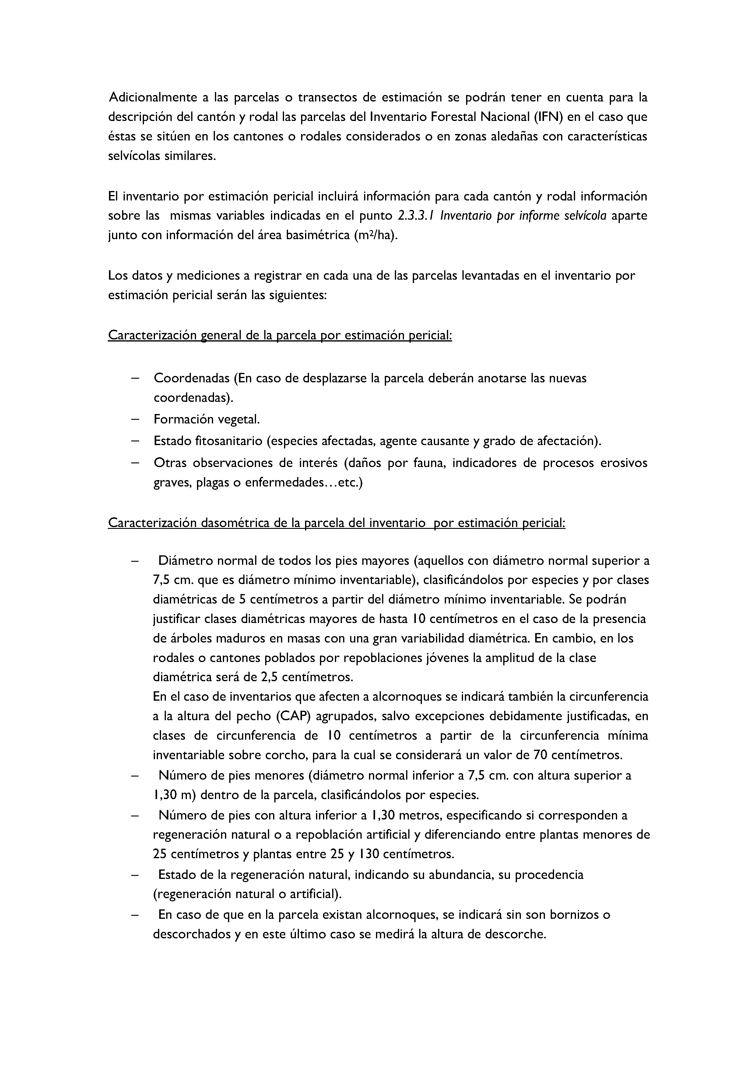 ANEXO - INSTRUCCIONES DE ORDENACIÓN DE LOS PROYECTOS DE ORDENACIÓN DE MONTES Pag 88