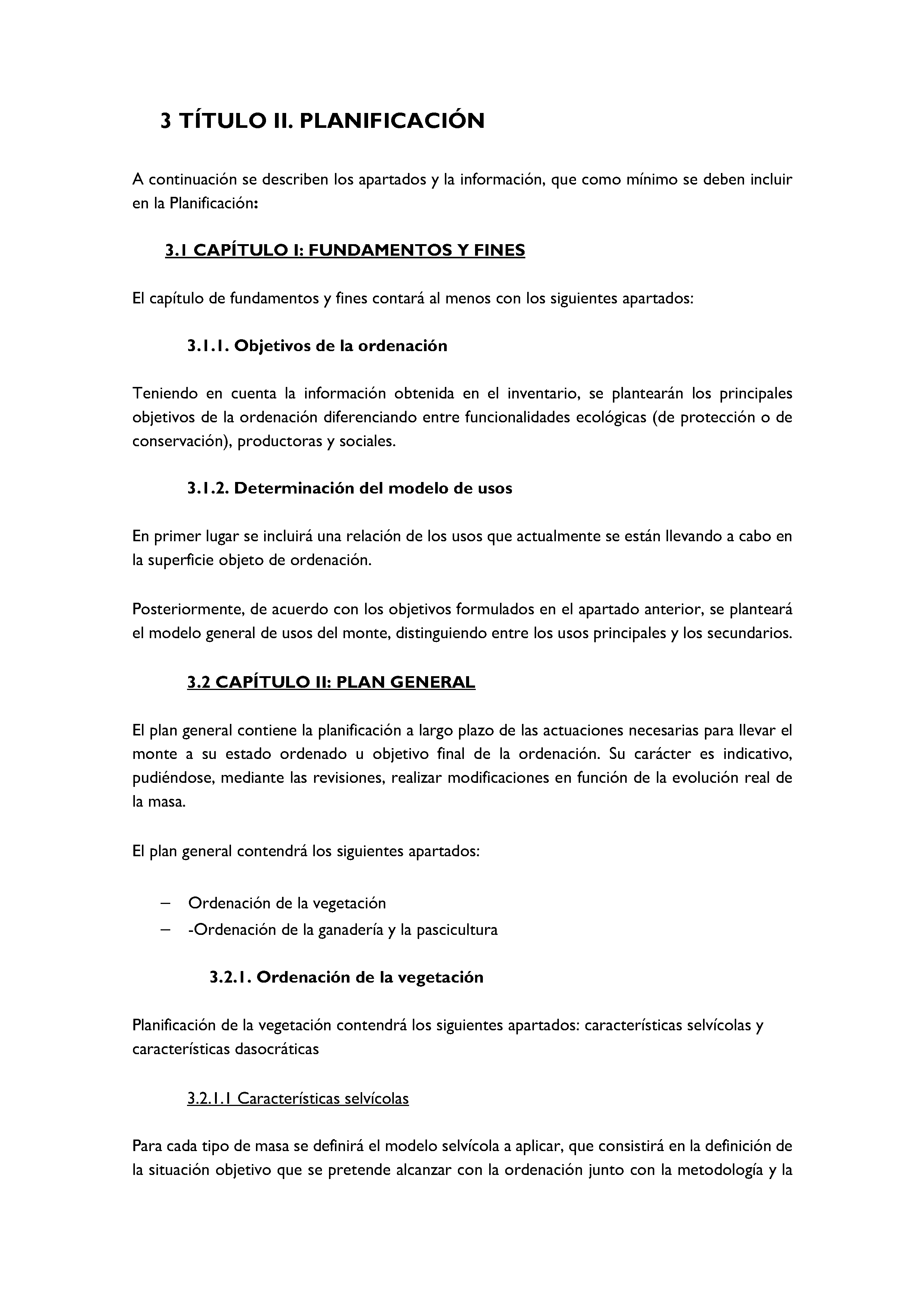 ANEXO - INSTRUCCIONES DE ORDENACIÓN DE LOS PROYECTOS DE ORDENACIÓN DE MONTES Pag 93