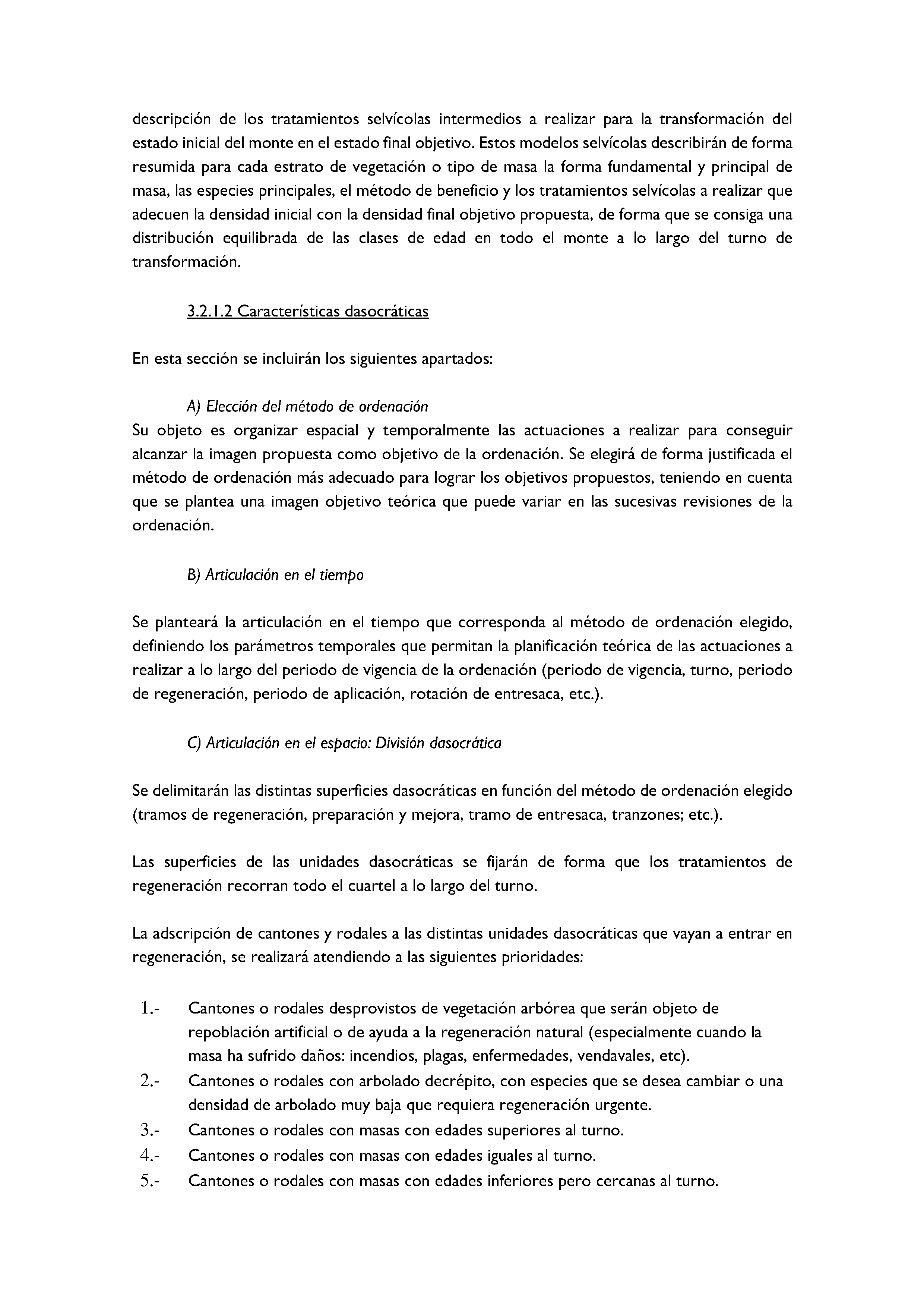 ANEXO - INSTRUCCIONES DE ORDENACIÓN DE LOS PROYECTOS DE ORDENACIÓN DE MONTES Pag 94