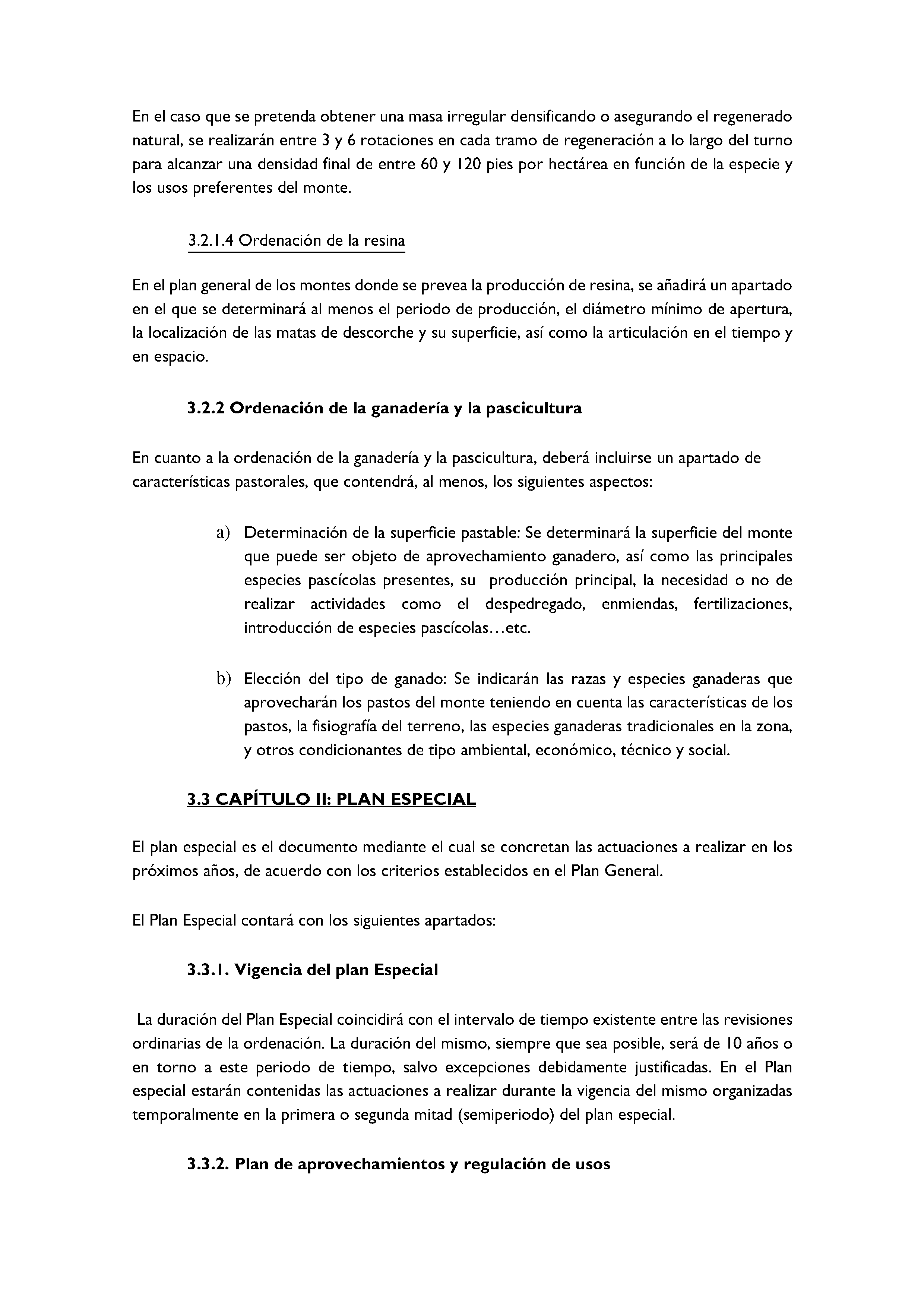 ANEXO - INSTRUCCIONES DE ORDENACIÓN DE LOS PROYECTOS DE ORDENACIÓN DE MONTES Pag 96