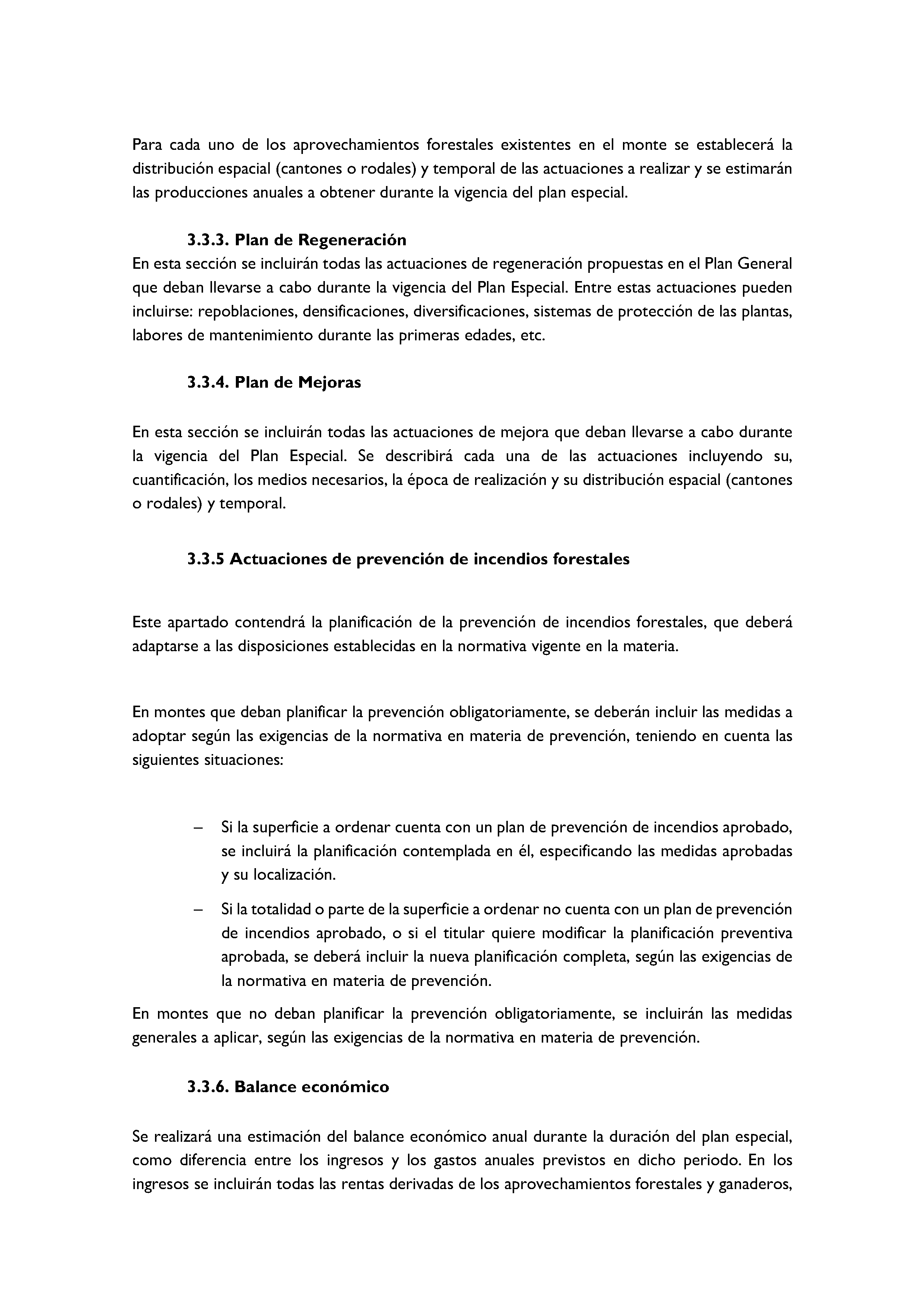 ANEXO - INSTRUCCIONES DE ORDENACIÓN DE LOS PROYECTOS DE ORDENACIÓN DE MONTES Pag 97