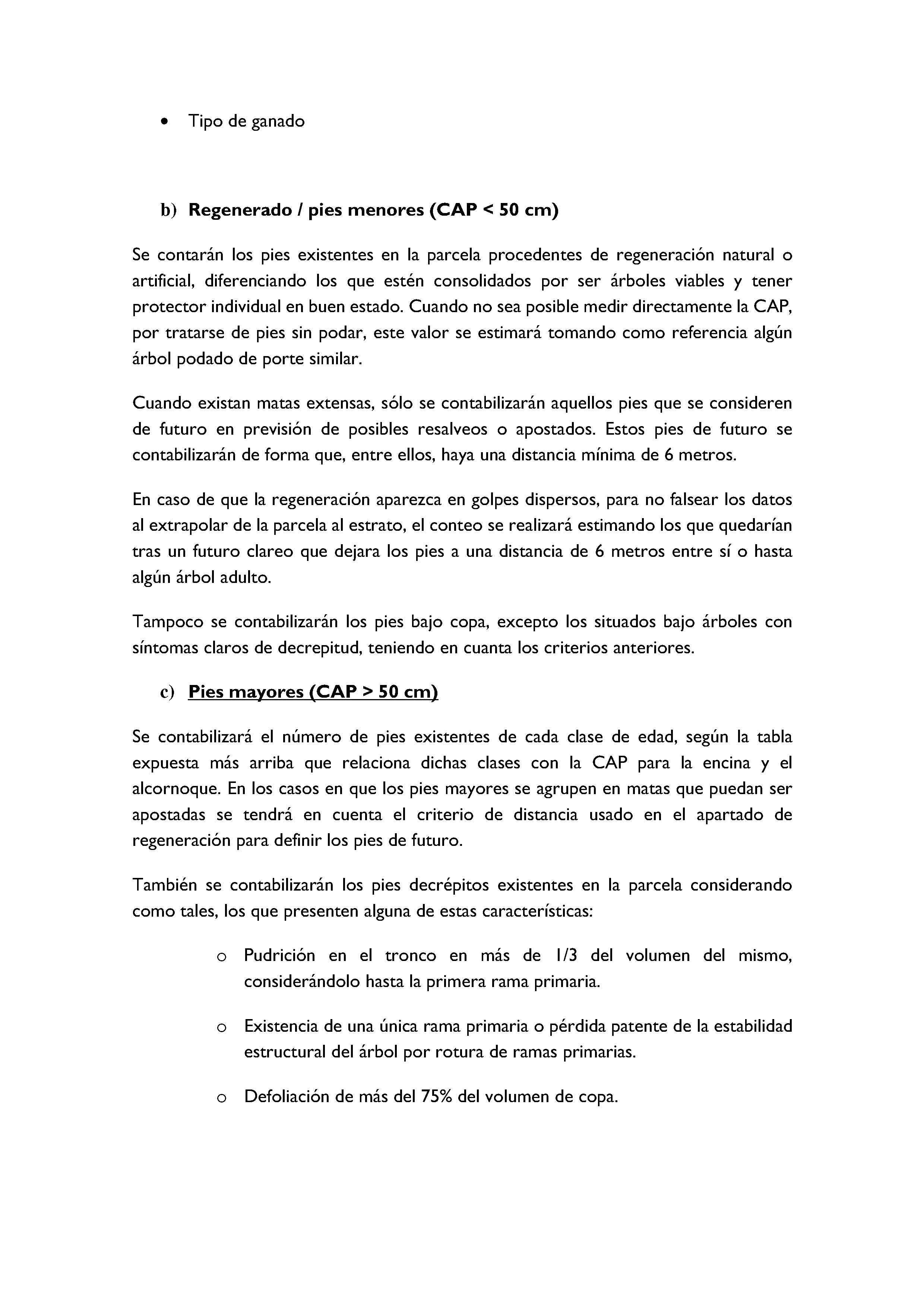 ANEXO - INSTRUCCIONES DE ORDENACIÓN DE LOS PROYECTOS DE ORDENACIÓN DE MONTES Pag 103