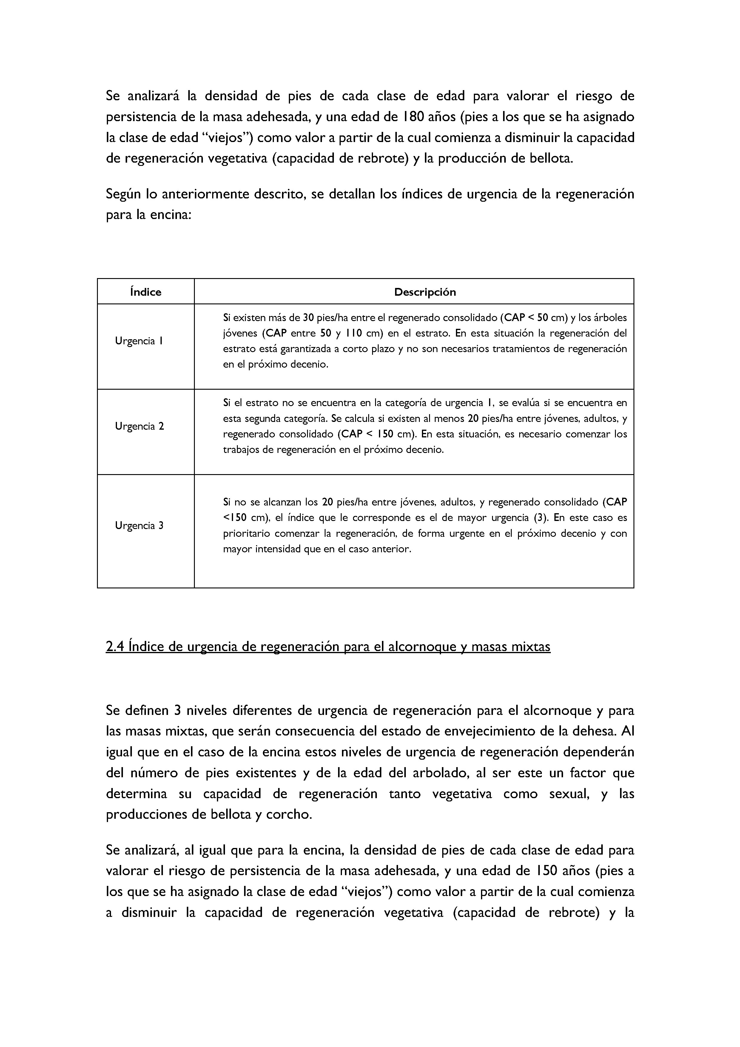 ANEXO - INSTRUCCIONES DE ORDENACIÓN DE LOS PROYECTOS DE ORDENACIÓN DE MONTES Pag 107