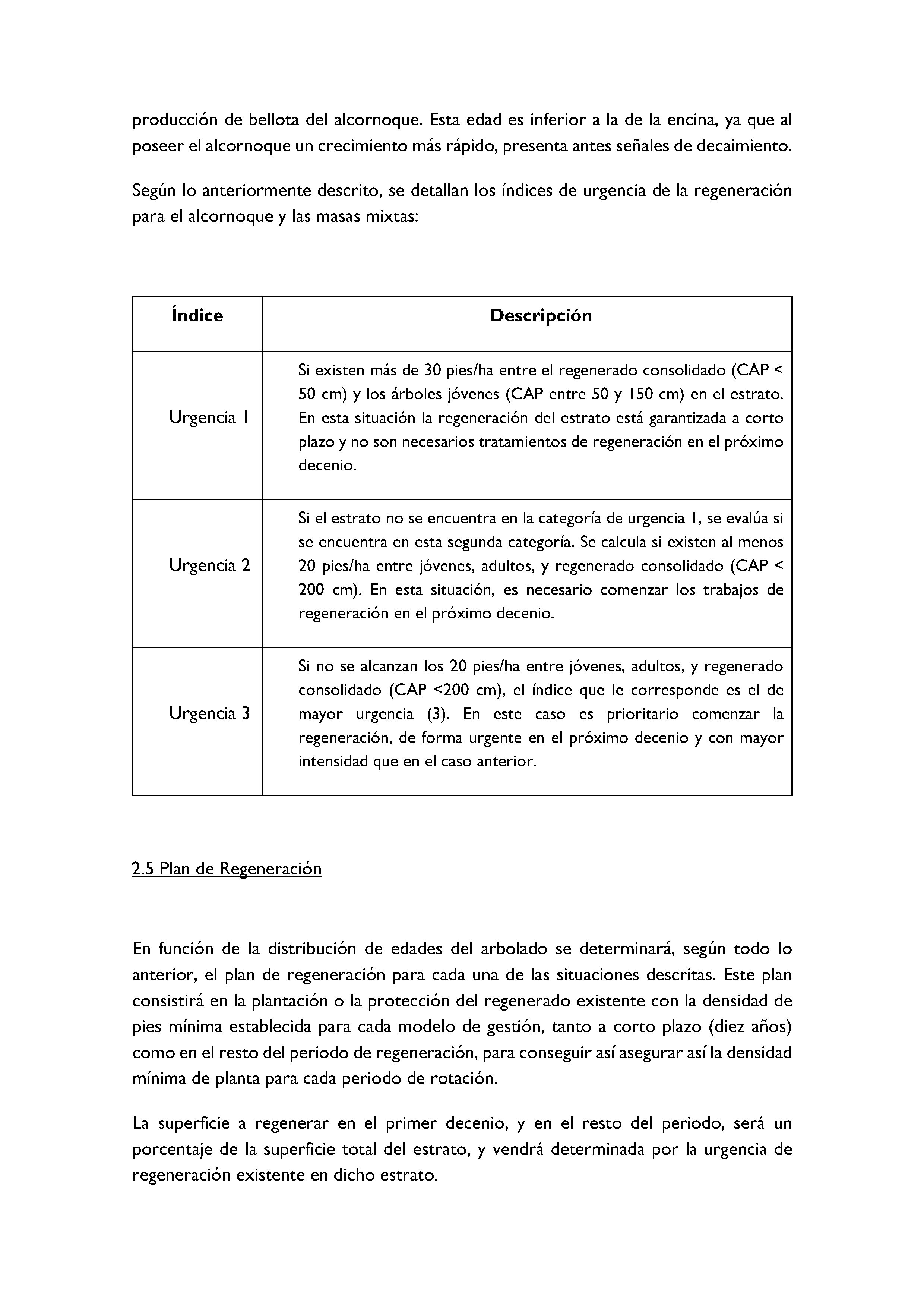 ANEXO - INSTRUCCIONES DE ORDENACIÓN DE LOS PROYECTOS DE ORDENACIÓN DE MONTES Pag 108
