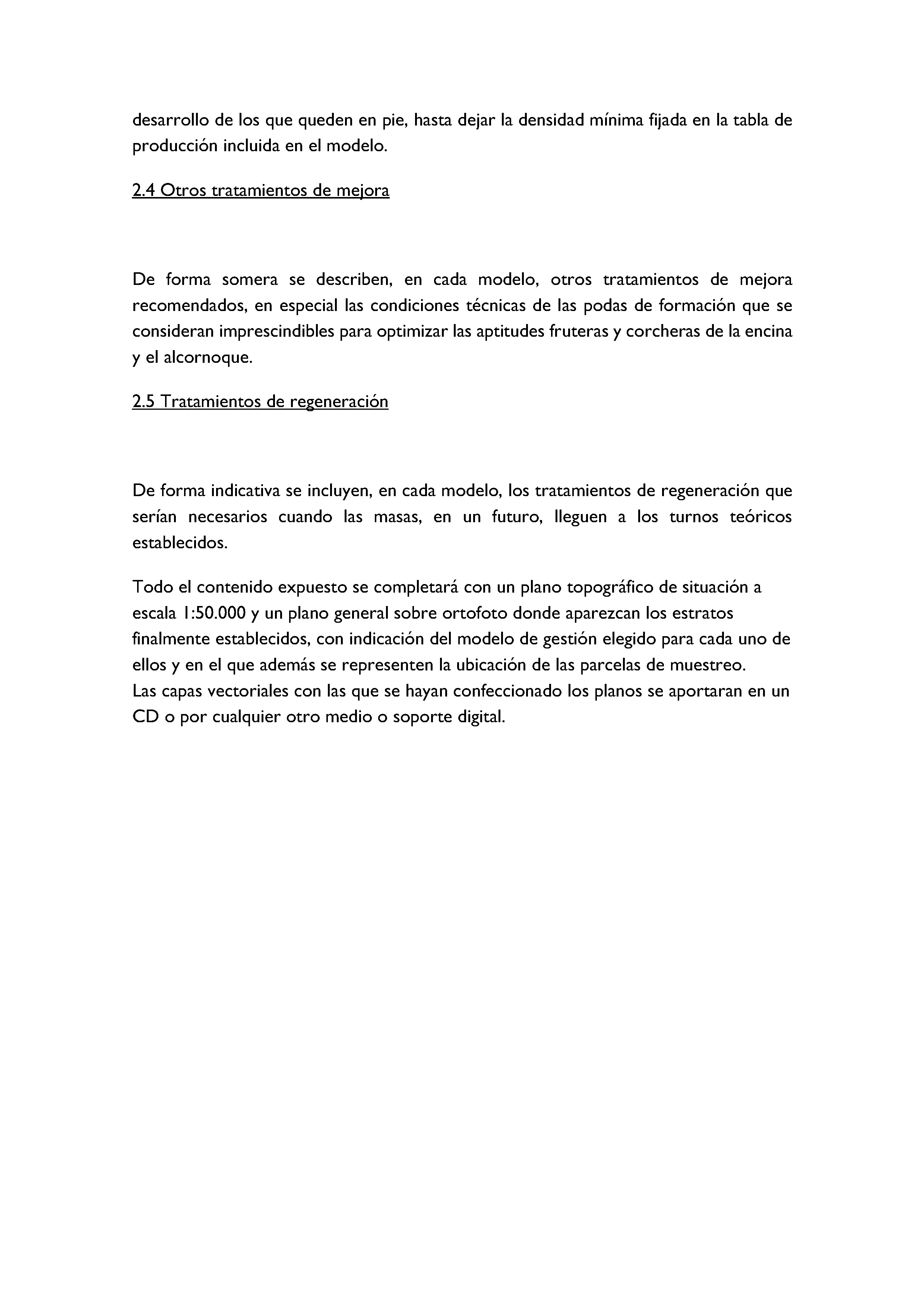 ANEXO - INSTRUCCIONES DE ORDENACIÓN DE LOS PROYECTOS DE ORDENACIÓN DE MONTES Pag 115