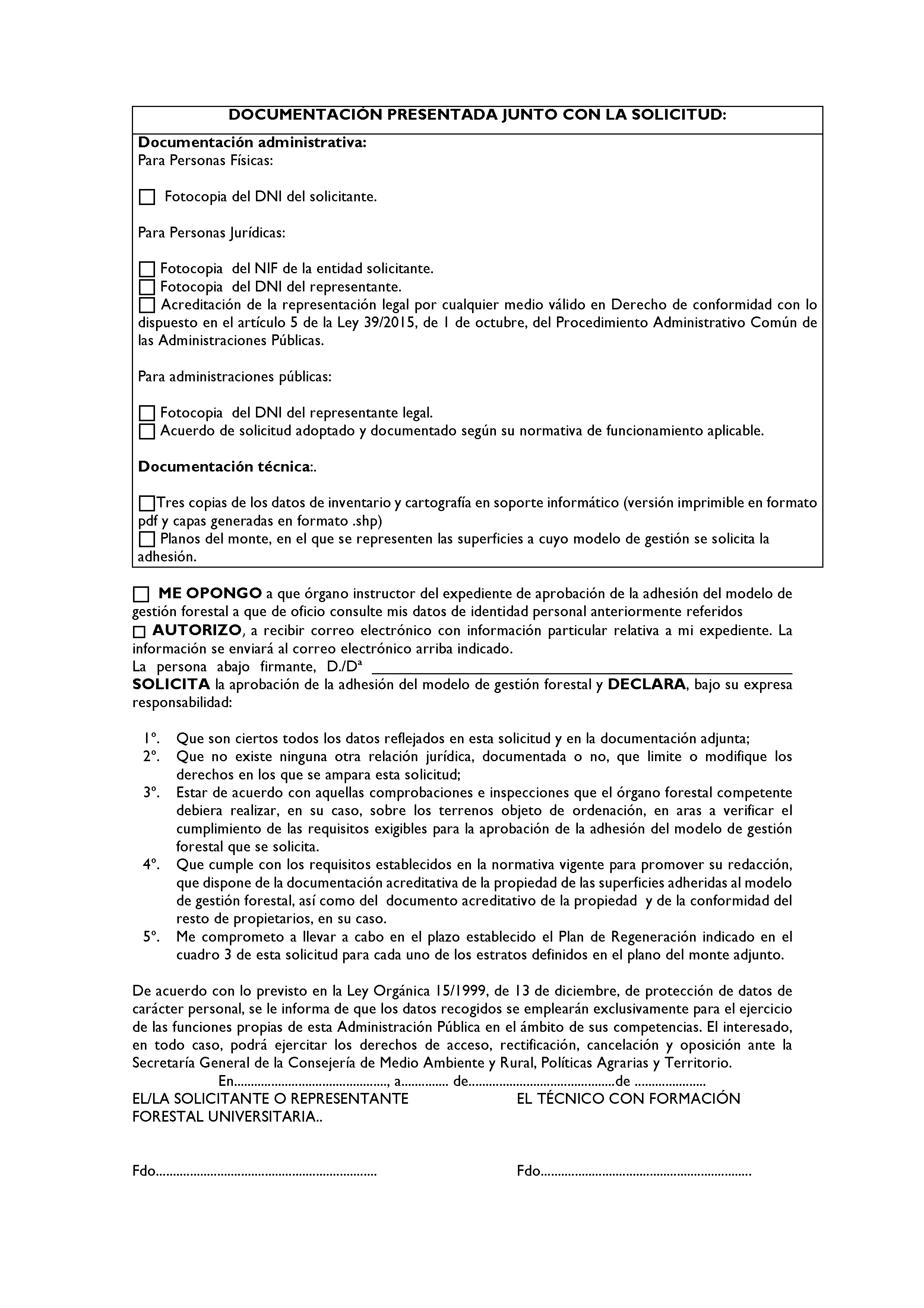 ANEXO - INSTRUCCIONES DE ORDENACIÓN DE LOS PROYECTOS DE ORDENACIÓN DE MONTES Pag 153