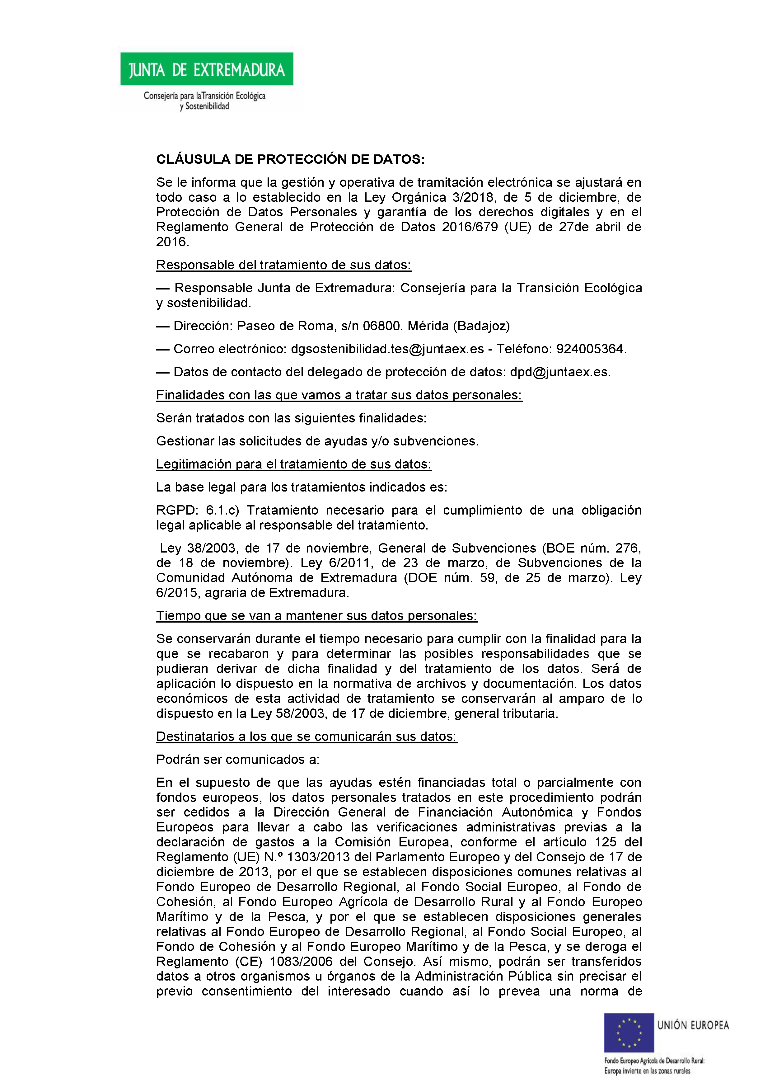 ANEXO IX COMUNICACIÓN DE INICIO DE ACTUACIONES Pag 3