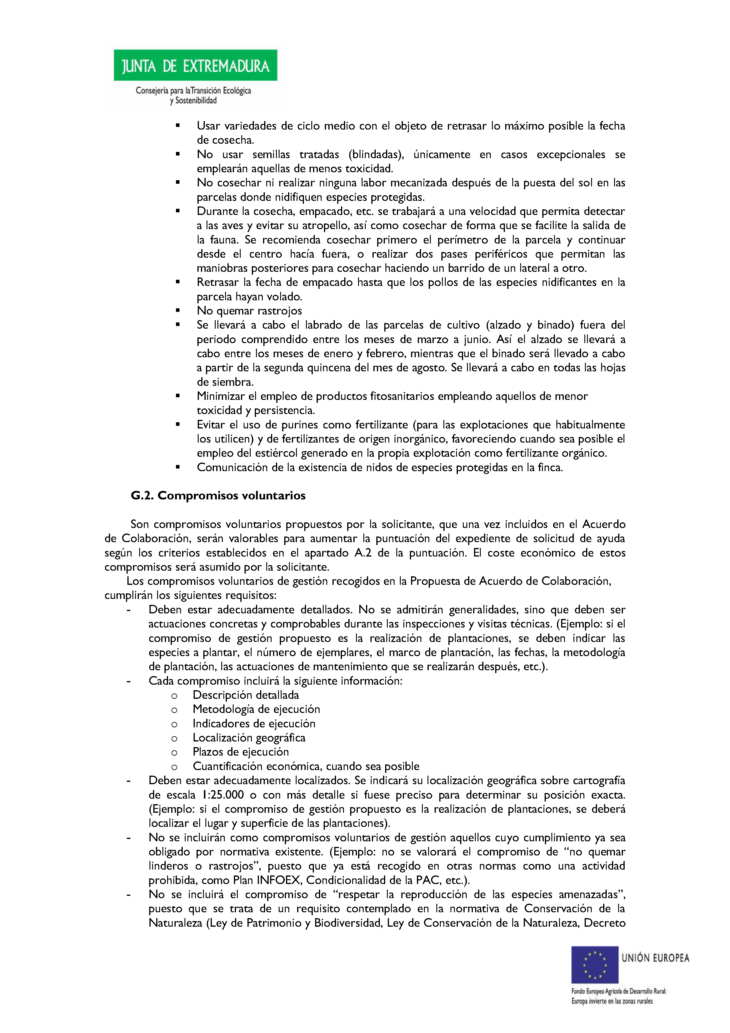 ANEXO VIII 1. PROPUESTA DE ACUERDO DE COLABORACIÓN PARA EL DESARROLLO SOSTENIBLE Pag 3