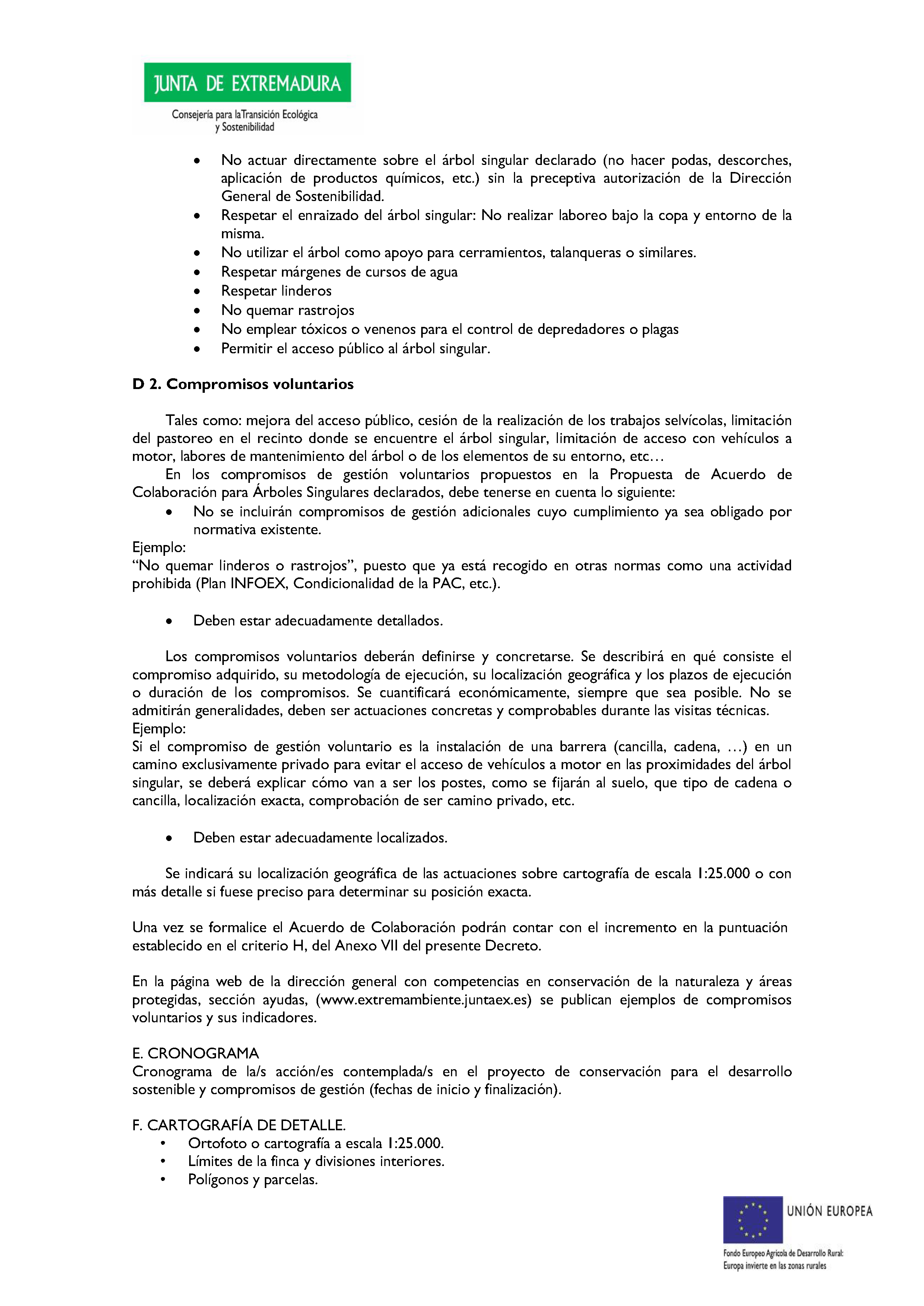 ANEXO VIII 1. PROPUESTA DE ACUERDO DE COLABORACIÓN PARA EL DESARROLLO SOSTENIBLE Pag 6