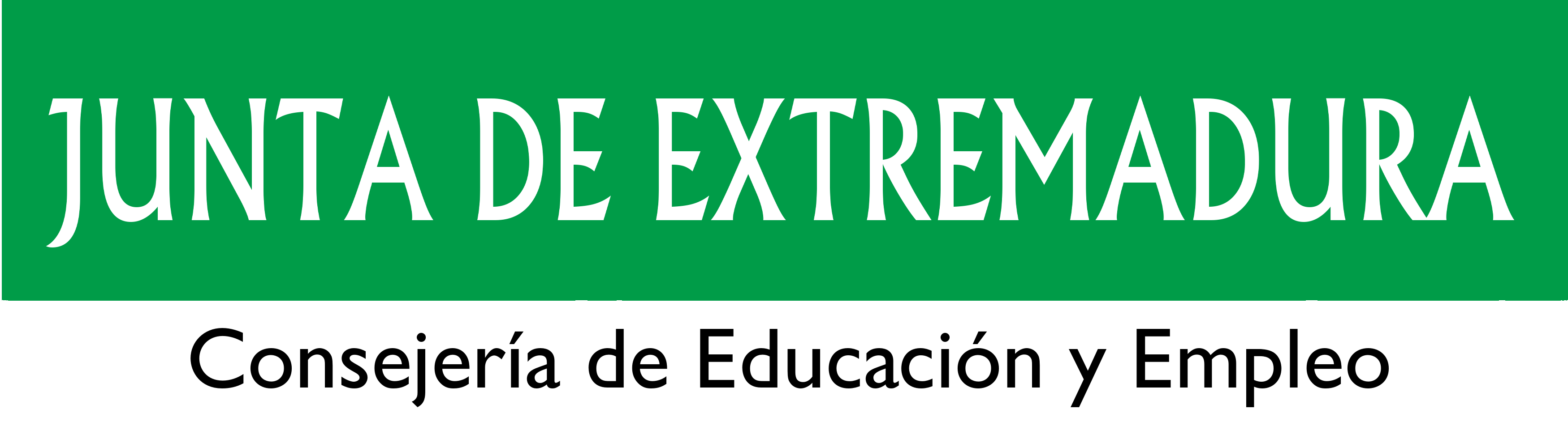 LOGO JUNTA DE EXTREMADURA CONSEJERIA DE EDUCACION Y EMPLEO