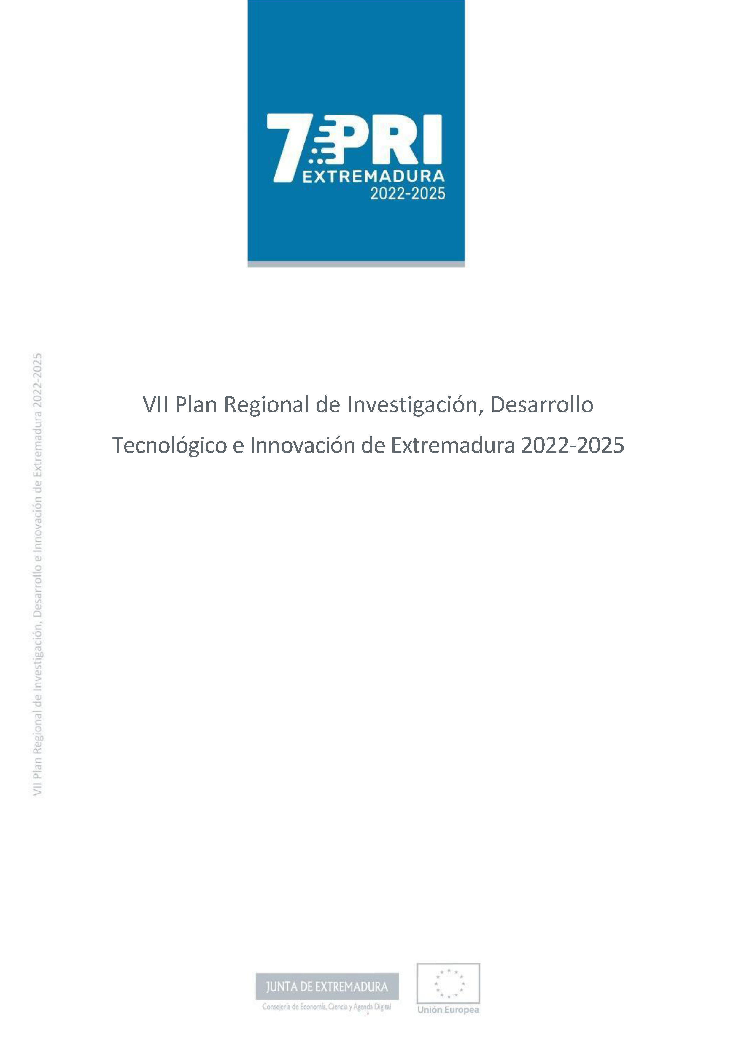 VII PLAN REGIONAL DE INVESTIGACION Pag 1