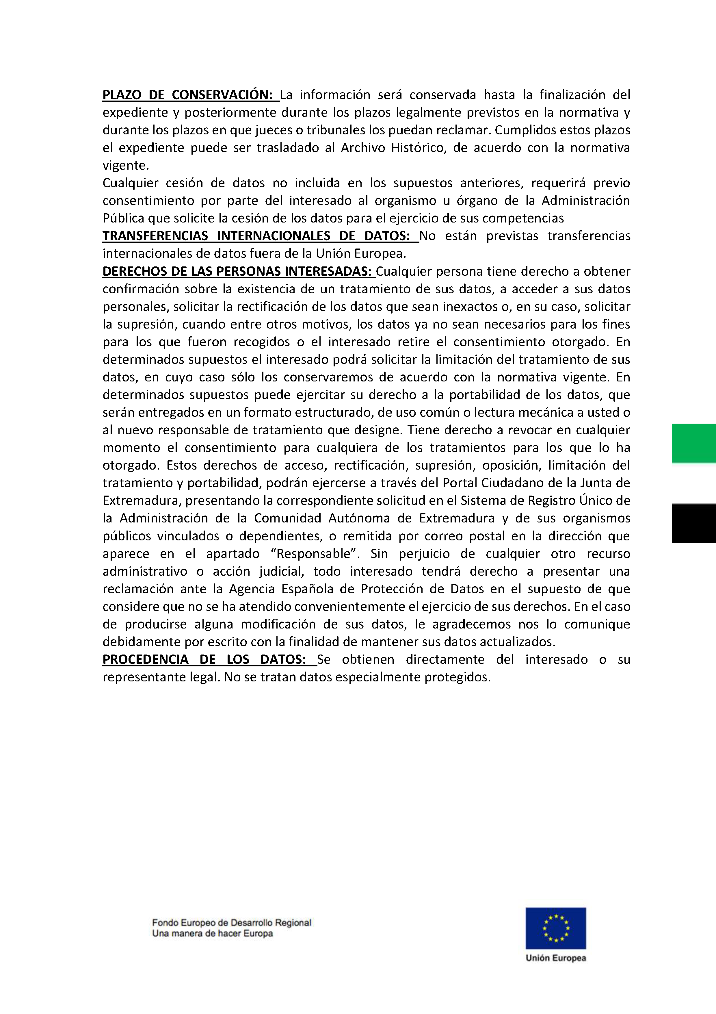ANEXO III DECLARACION RESPONSABLE DE CADA EMPRESA/ENTIDAD PARTICIPANTE EN EL PROYECTO