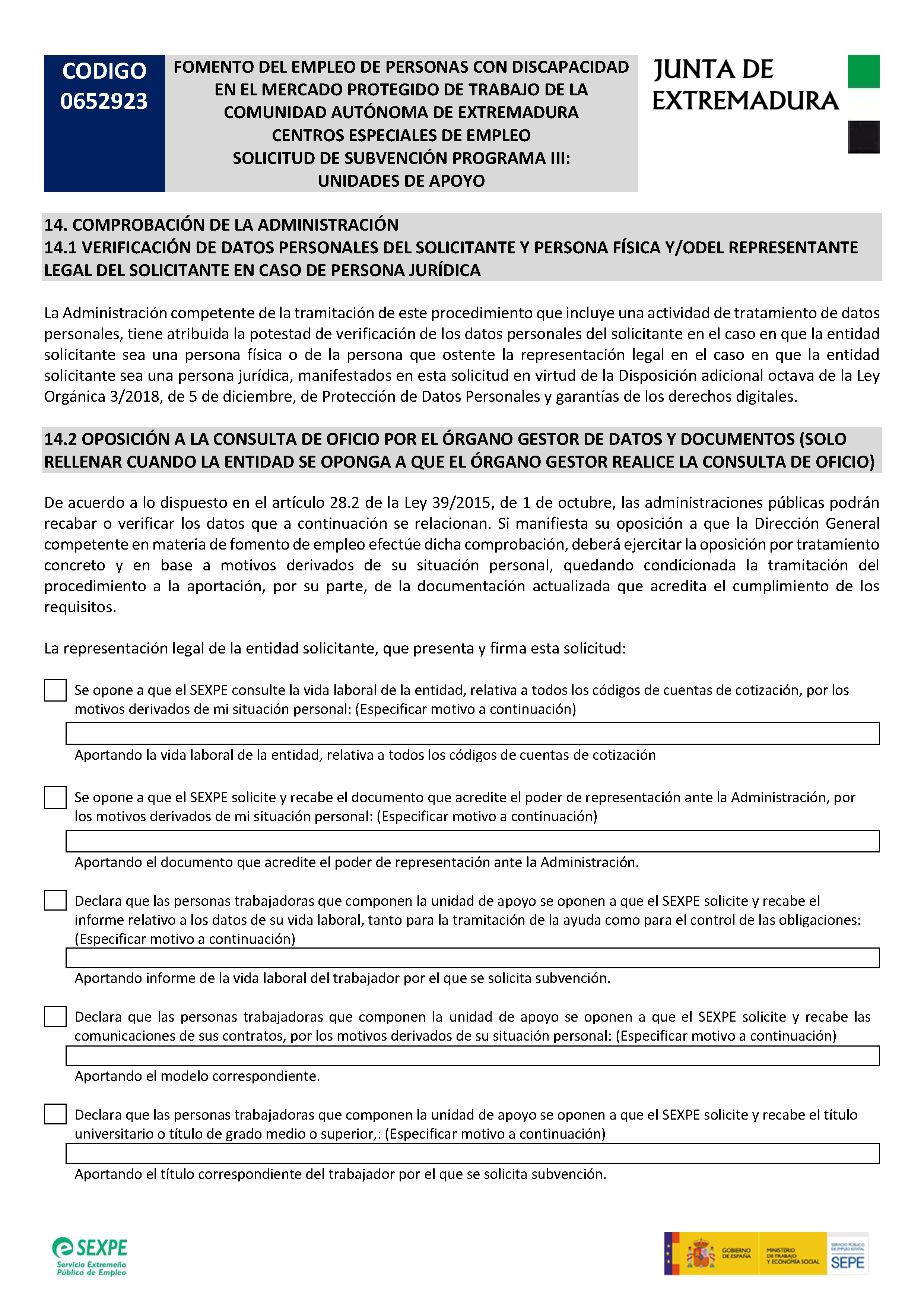 FOMENTO DEL EMPLEO EN PERSONAS CON DISCAPACIDAD III Pag 8