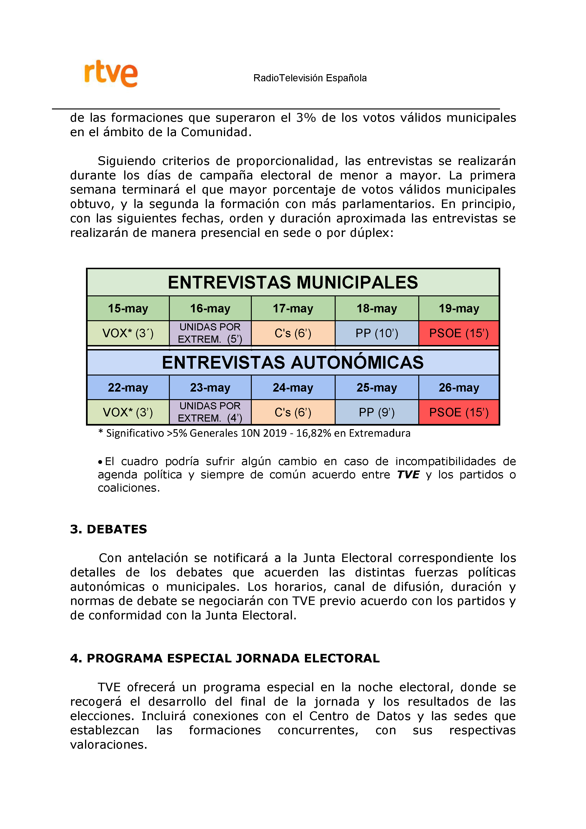 PLAN DE COBERTURA INFORMATIVA RTVE EN EXTREMADURA Pag 7