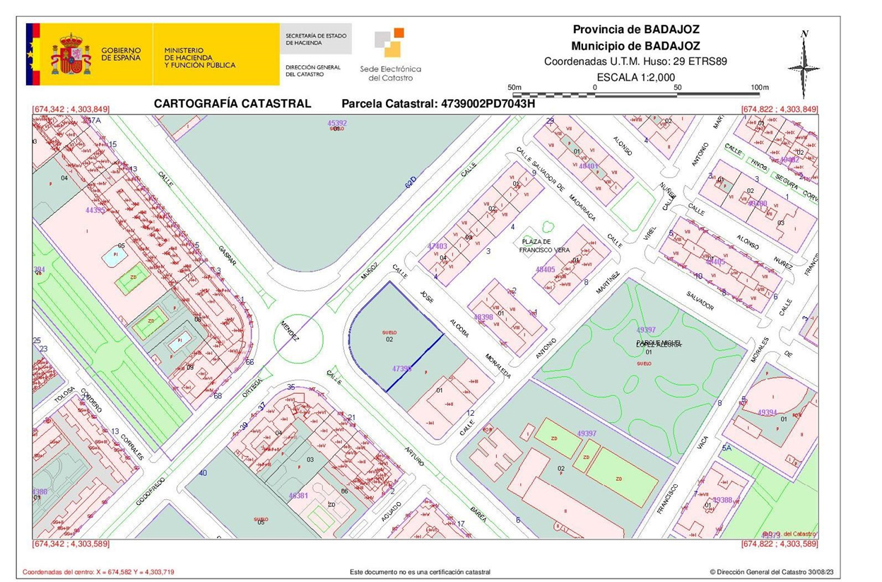 FIGURA 1 SITUACION PARCELARIA